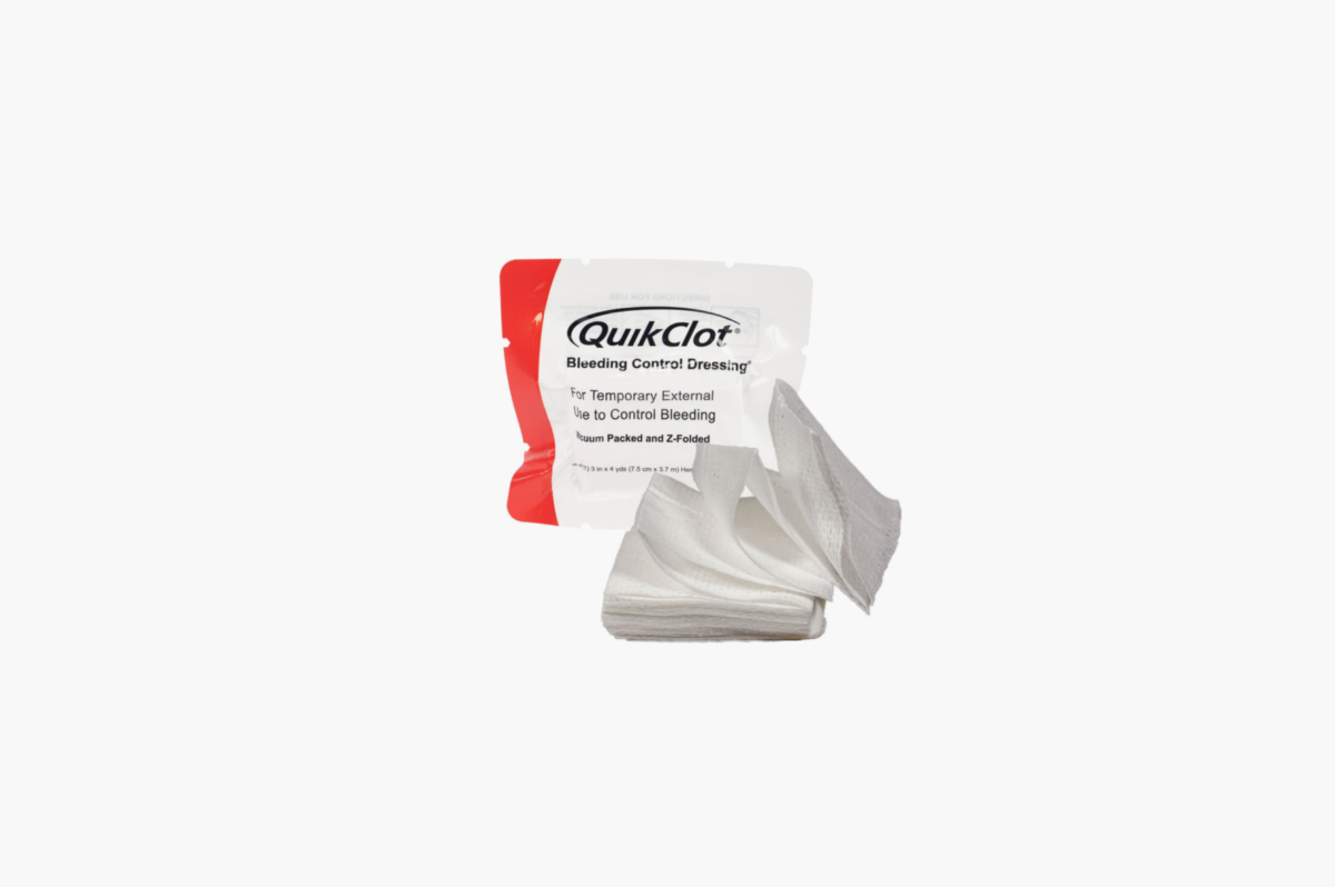 Z-Fold Wound Packing QuickClot Gauze