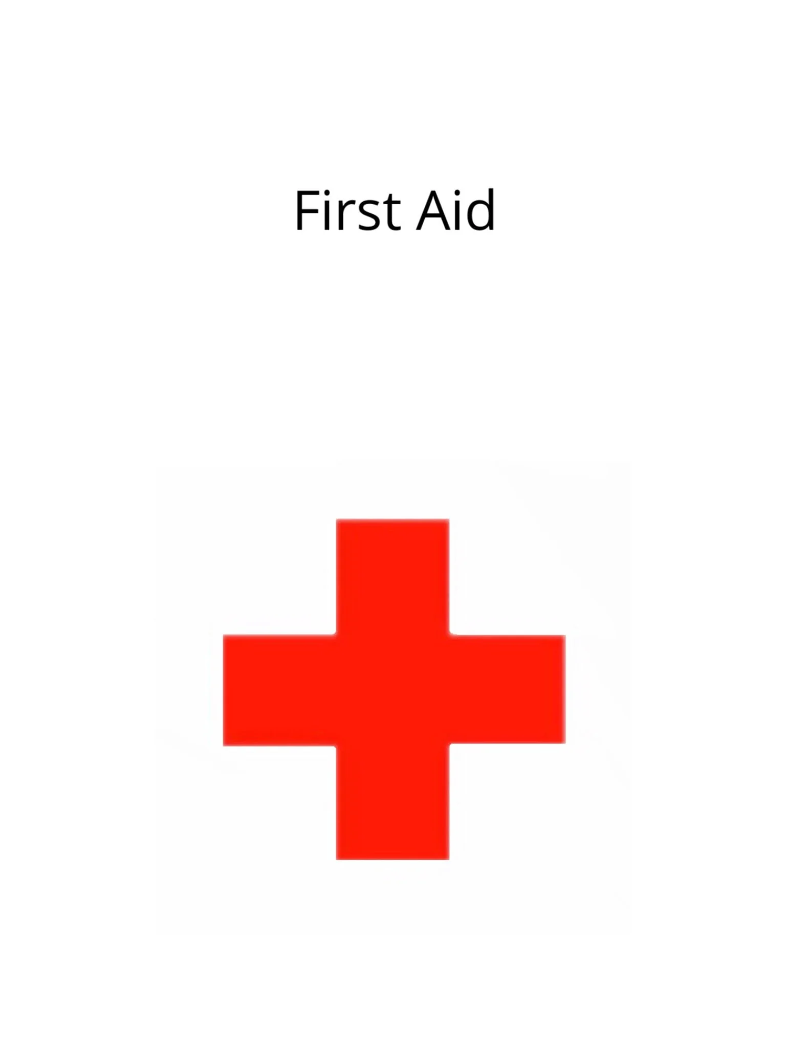 First Aid Class