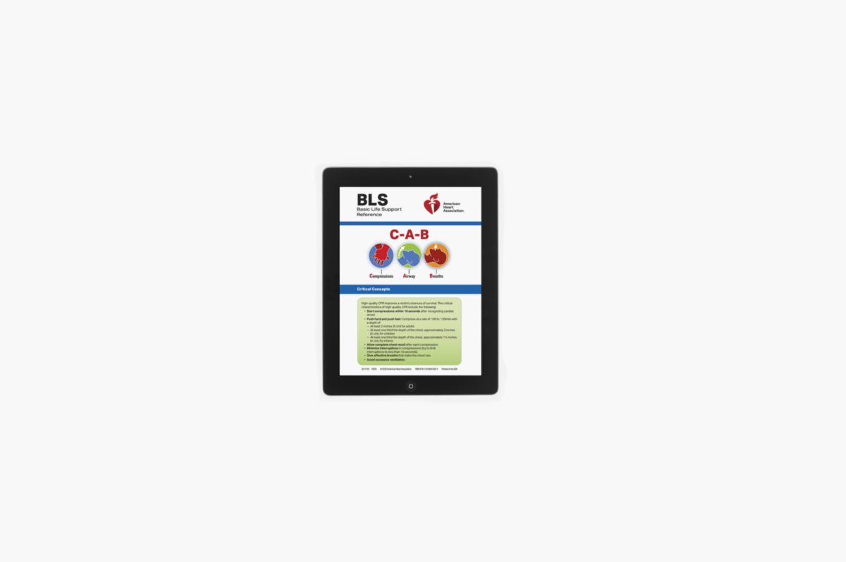 American Heart Association BLS Digital Reference Cards 