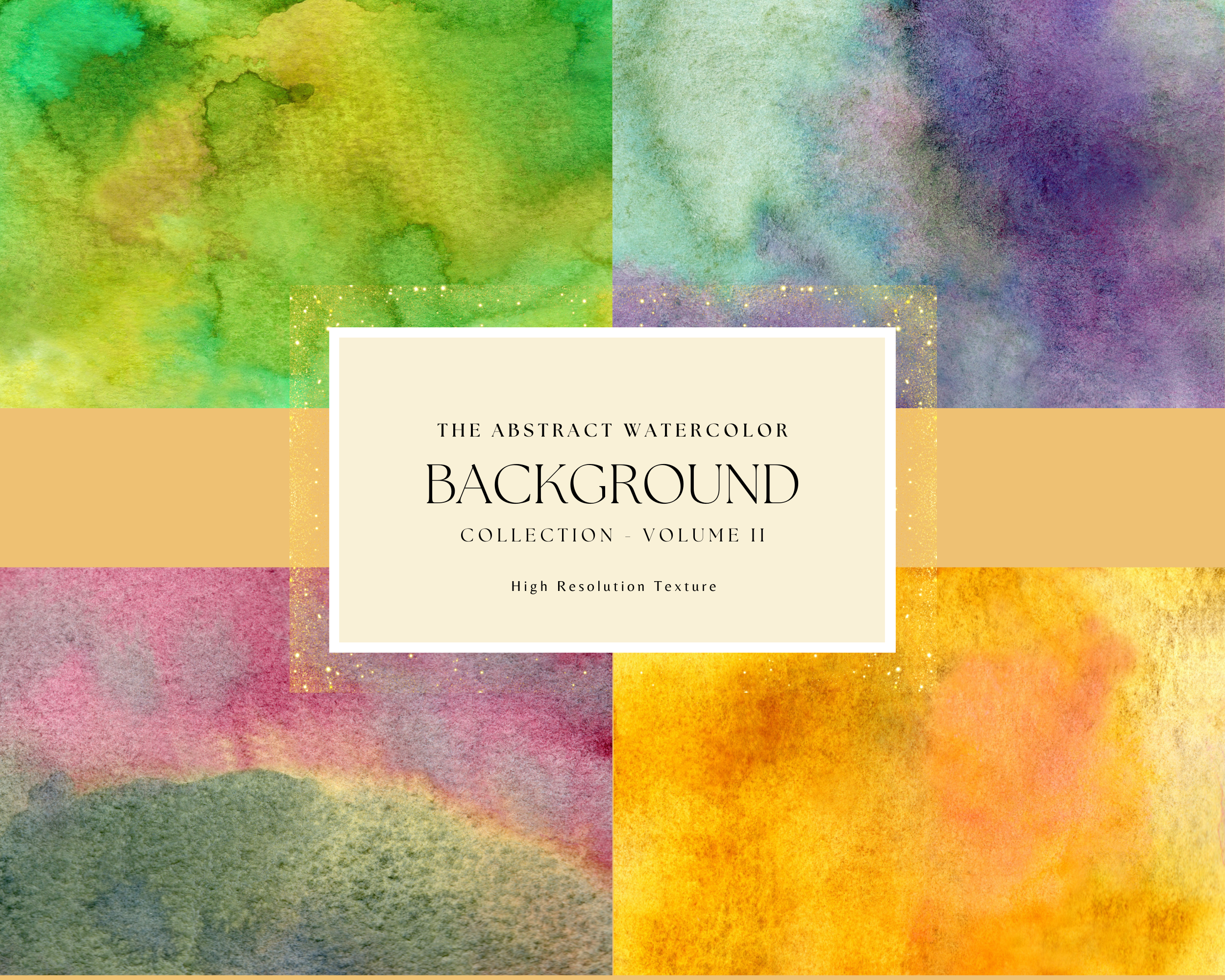 The Abstract Watercolor Background Collection — Volume I — Crafterri ...