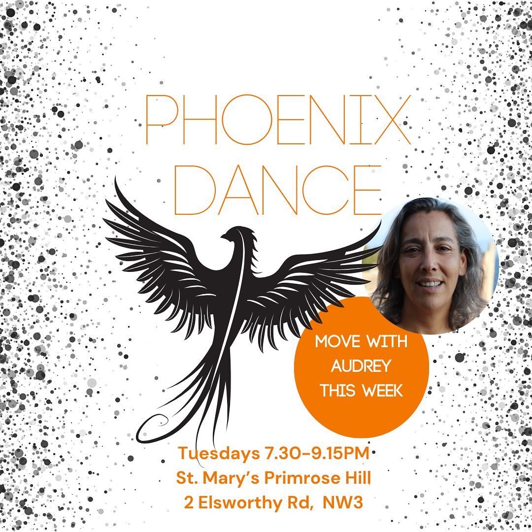 I&rsquo;m teaching on Tuesday - come move and groove 🌈🙋🏽&zwj;♀️

🐦&zwj;🔥 Phoenix Dance 
7.30-9.15PM

💒 St. Mary&rsquo;s Church Primrose Hill

🎟️ Tickets
Buy online or at the door (cash &amp; card) 

Supporter: prepay for a month and dance for 