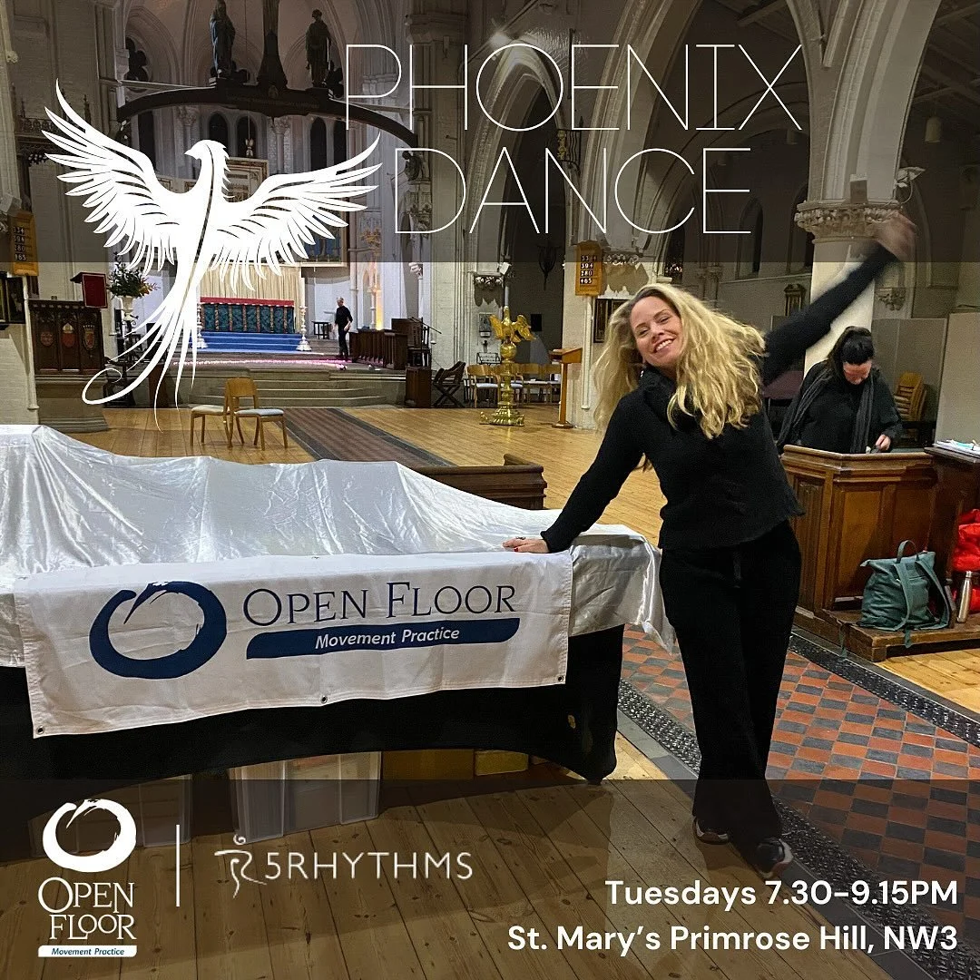Join Mira for the last Phoenix Dance of July but not the last of the summer - we are here all of August!  Come and resource yourself in movement and community 💙

🐦&zwj;🔥 Phoenix Dance
Primrose Hill, Tuesday - 7.30-9.15PM

💒 St. Mary&rsquo;s Churc