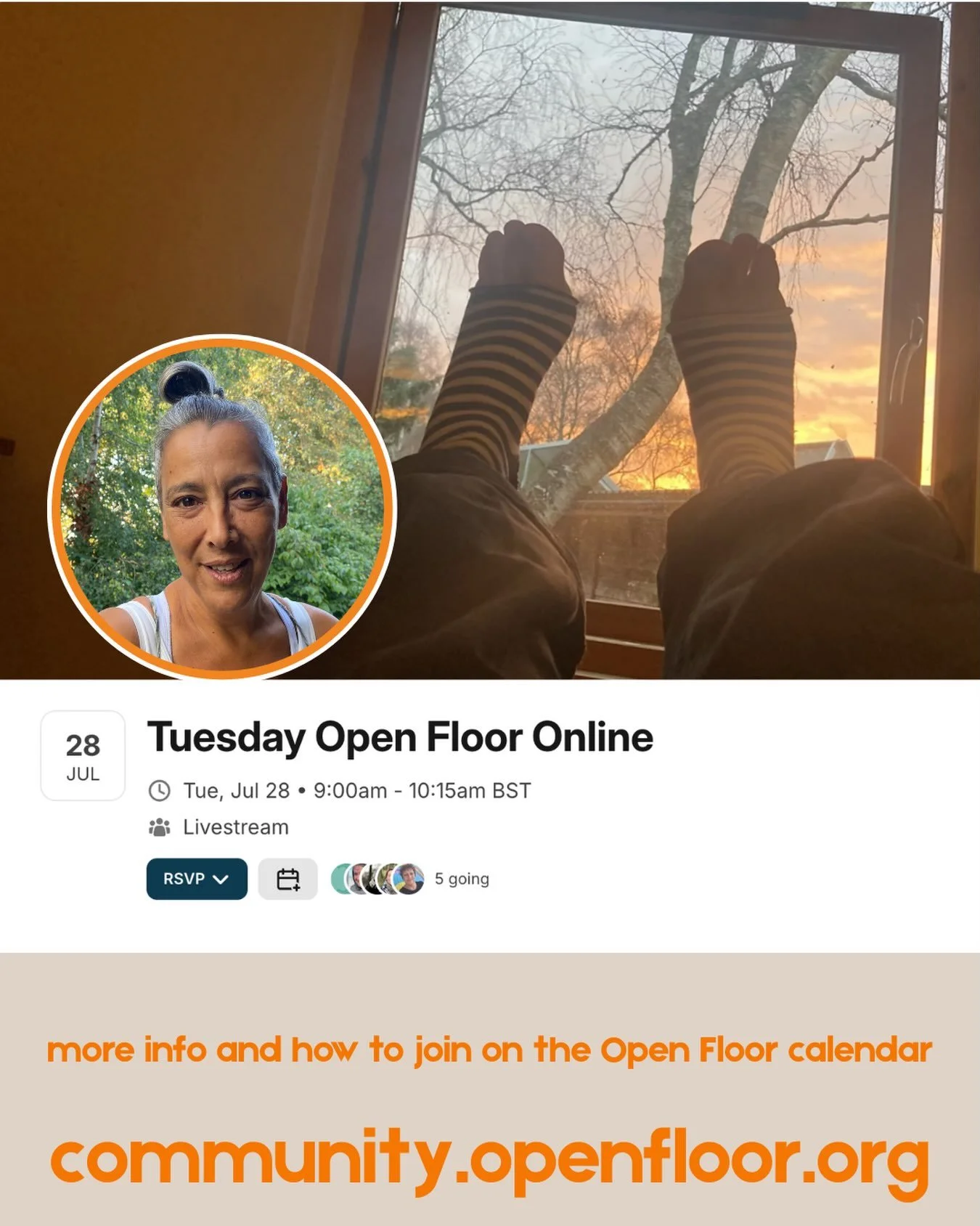 I&rsquo;m delighted to be guest teaching this online class for the next month and dancing through the summer. 

Come and move tomorrow and go into your Tuesday ready for what comes next&hellip; 

Get in touch for how to join or find out more on the O