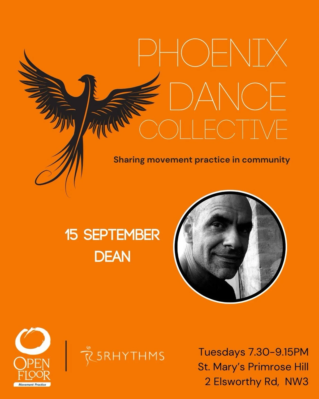 Dean is on the decks again at Phoenix this week. Join us on the dance floor tomorrow for movement, connection and community. everyBODY welcome, however you are showing up 🧡

🐦&zwj;🔥 Phoenix Dance
Primrose Hill, Tuesdays - 7.30-9.15PM

💒 St. Mary&