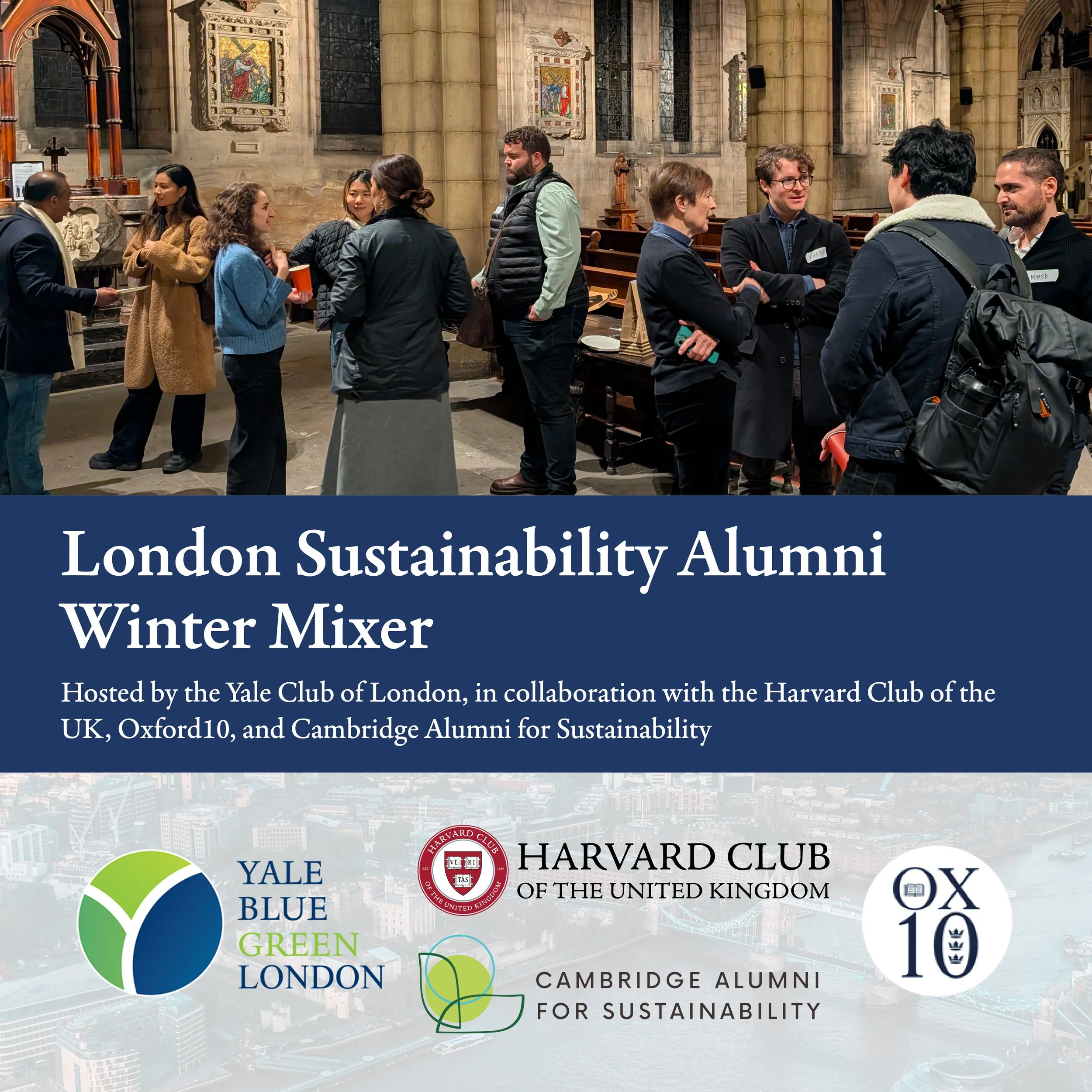 Cross-School Sustainability Alumni Winter Mixer