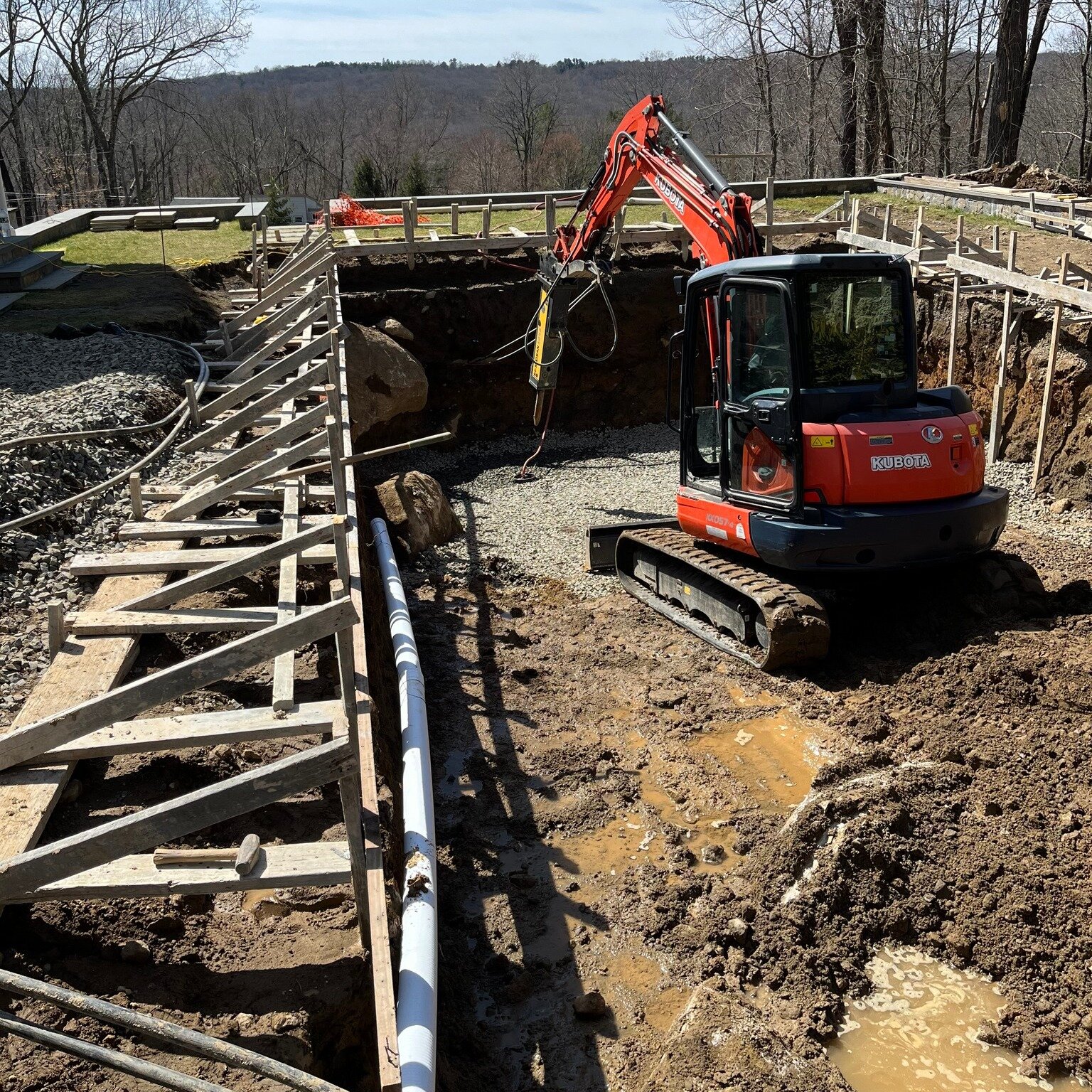 Let the spring projects begin! 
&bull;
#poolcontractor #connecticut #buildingpools #fairfieldcountyct #westchestercounty