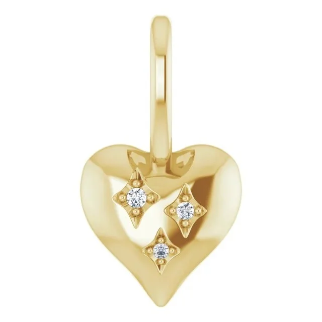 Yellow Gold Heart Pendant