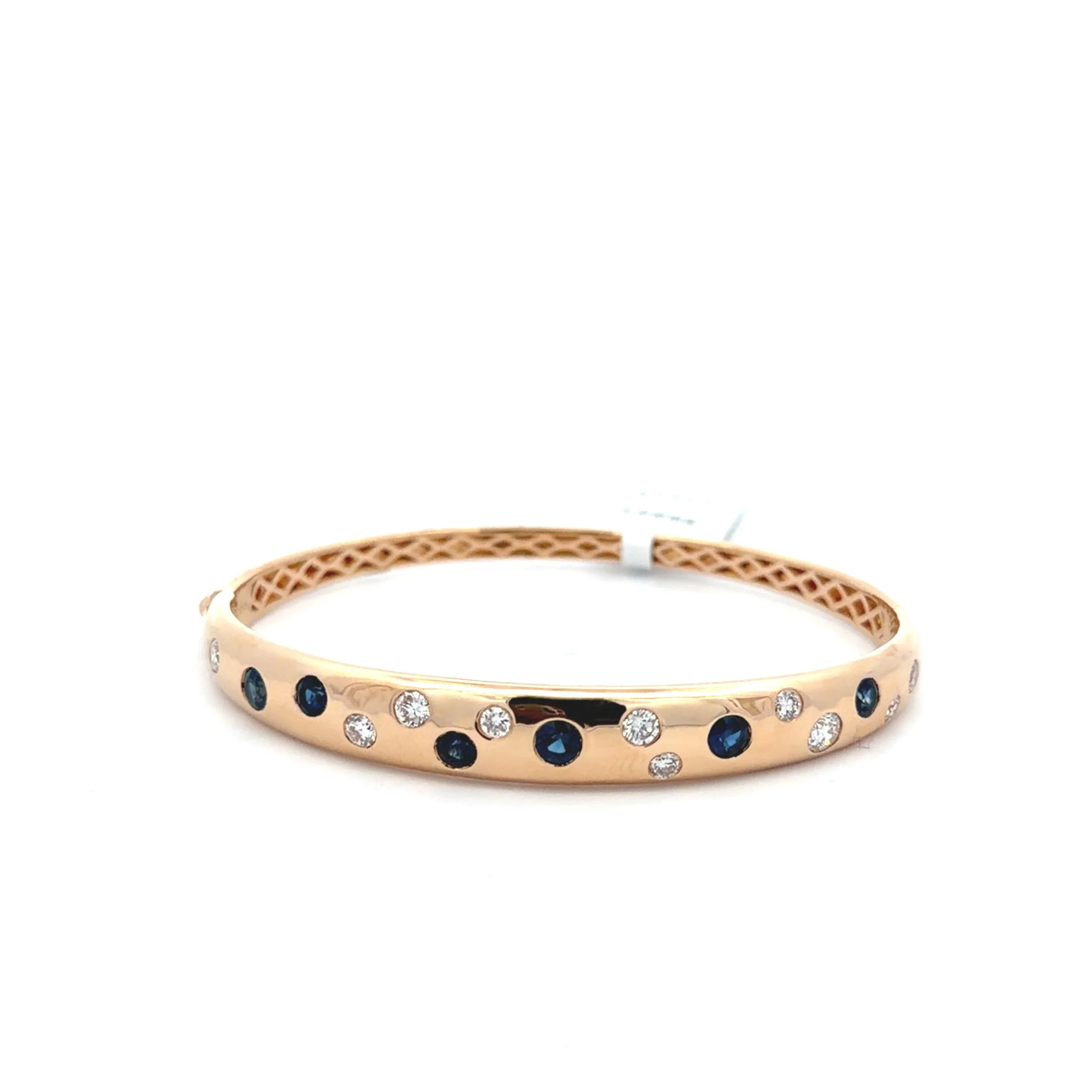 Sapphire & Diamond Polka Dot Bangle