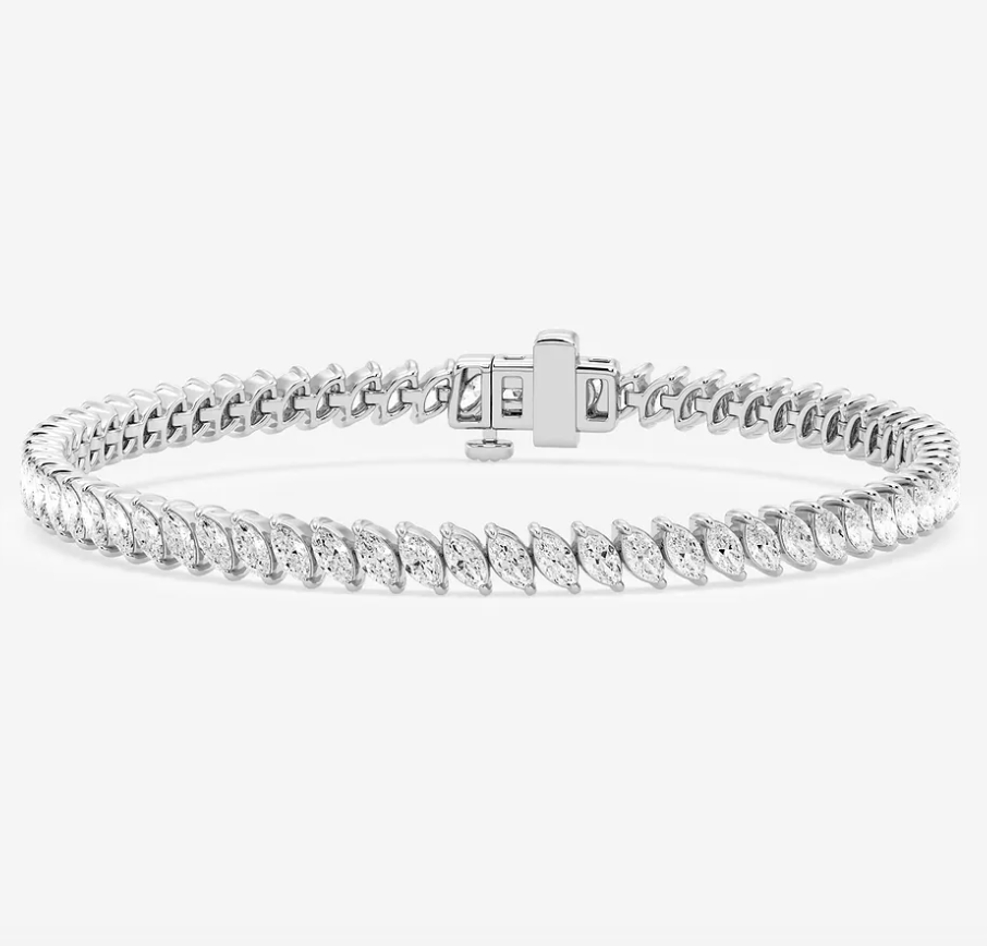 Slanted Marquise Bracelet