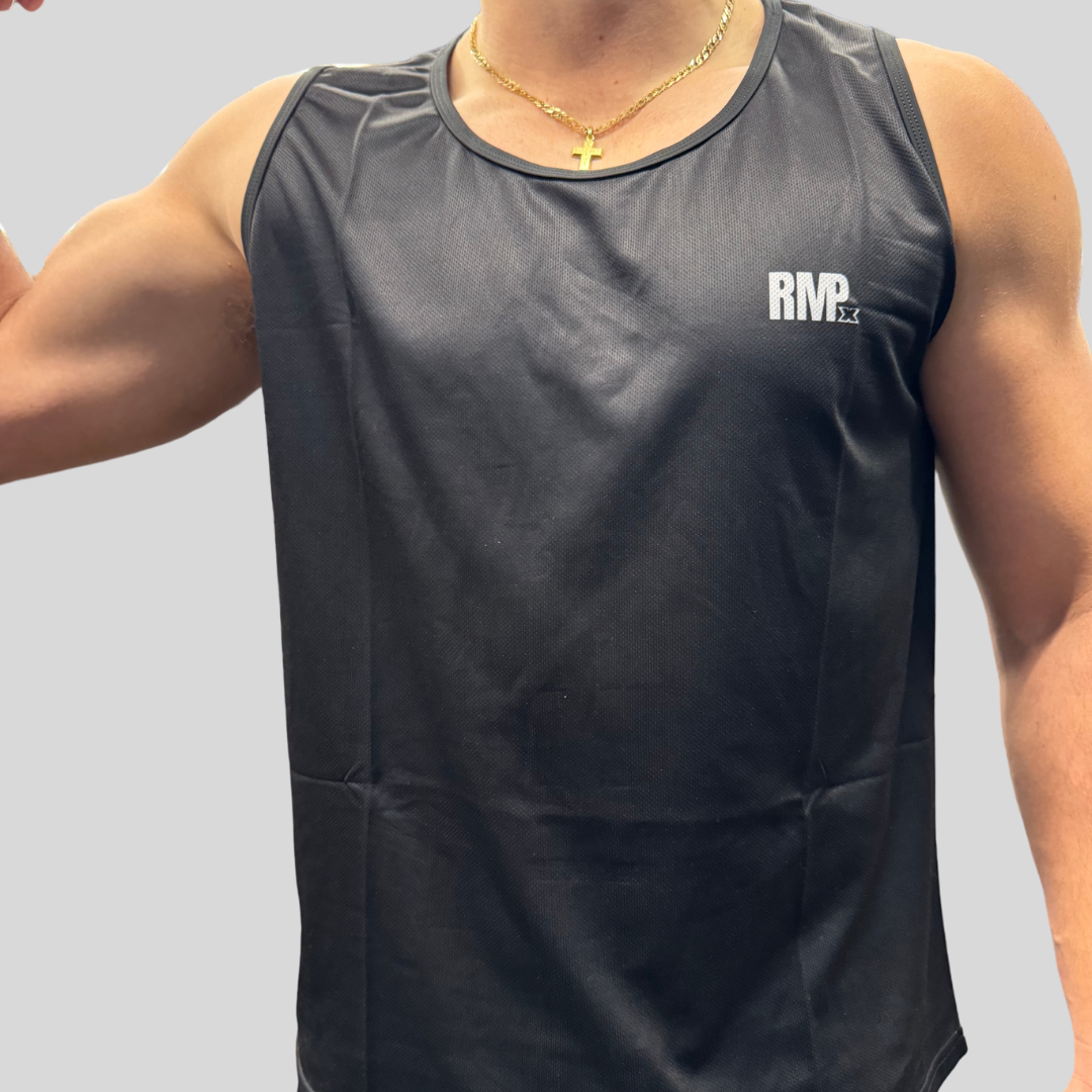 large black gym tank