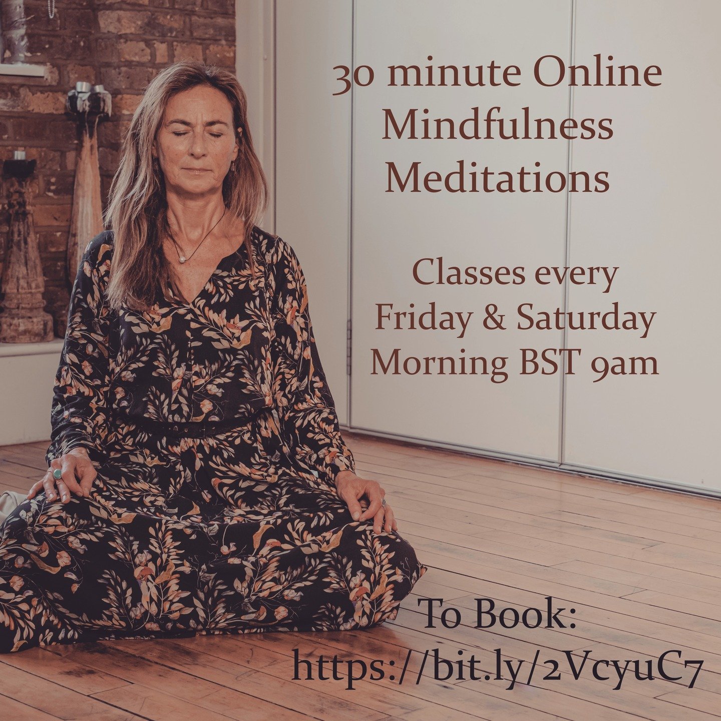 #mindfulnessmeditationclasses #guidedmeditations, #mindfulnesspractice, #meditation
#triyoga, 

Classes are offered through Triyoga UK, every Friday and Saturday morning 9am. Look forward to practicing with you again soon 🌱.