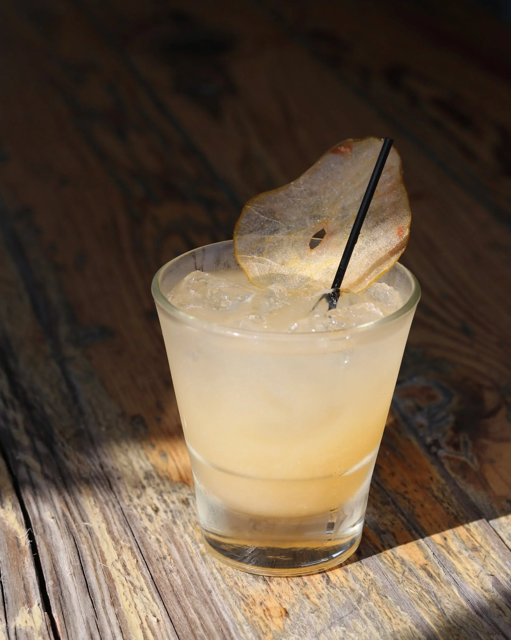 NEW COCKTAIL ALERT!

Da Pear-ish: Spiced Rum, Pear, Orange Blossom, Lemon
Old Arabi Fashioned: Whiskey, Nocello Rinse, Luxardo

Da Pear-ish is garnished with a Glass Pear. And the Old Arabi Fashioned is topped with a Candied Orange. Kelly worked real