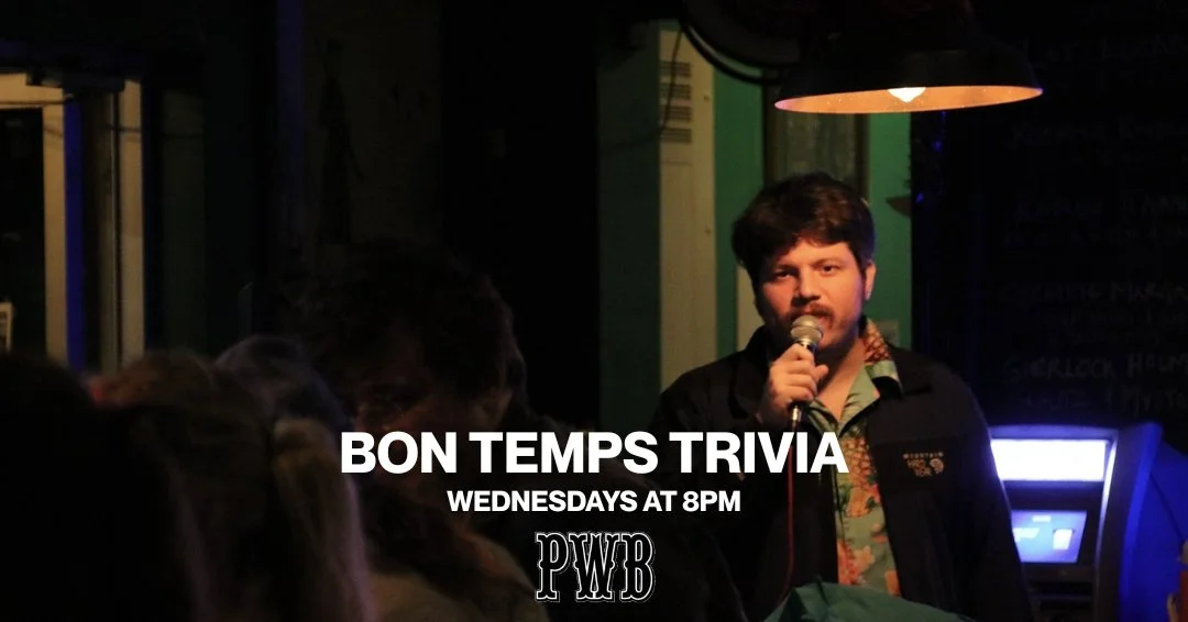 Y'all know the drill. Trivia at 8pm!