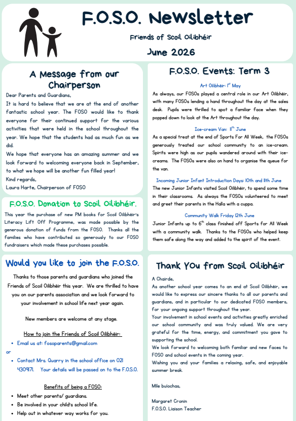FOSO Newsletter June 2026
