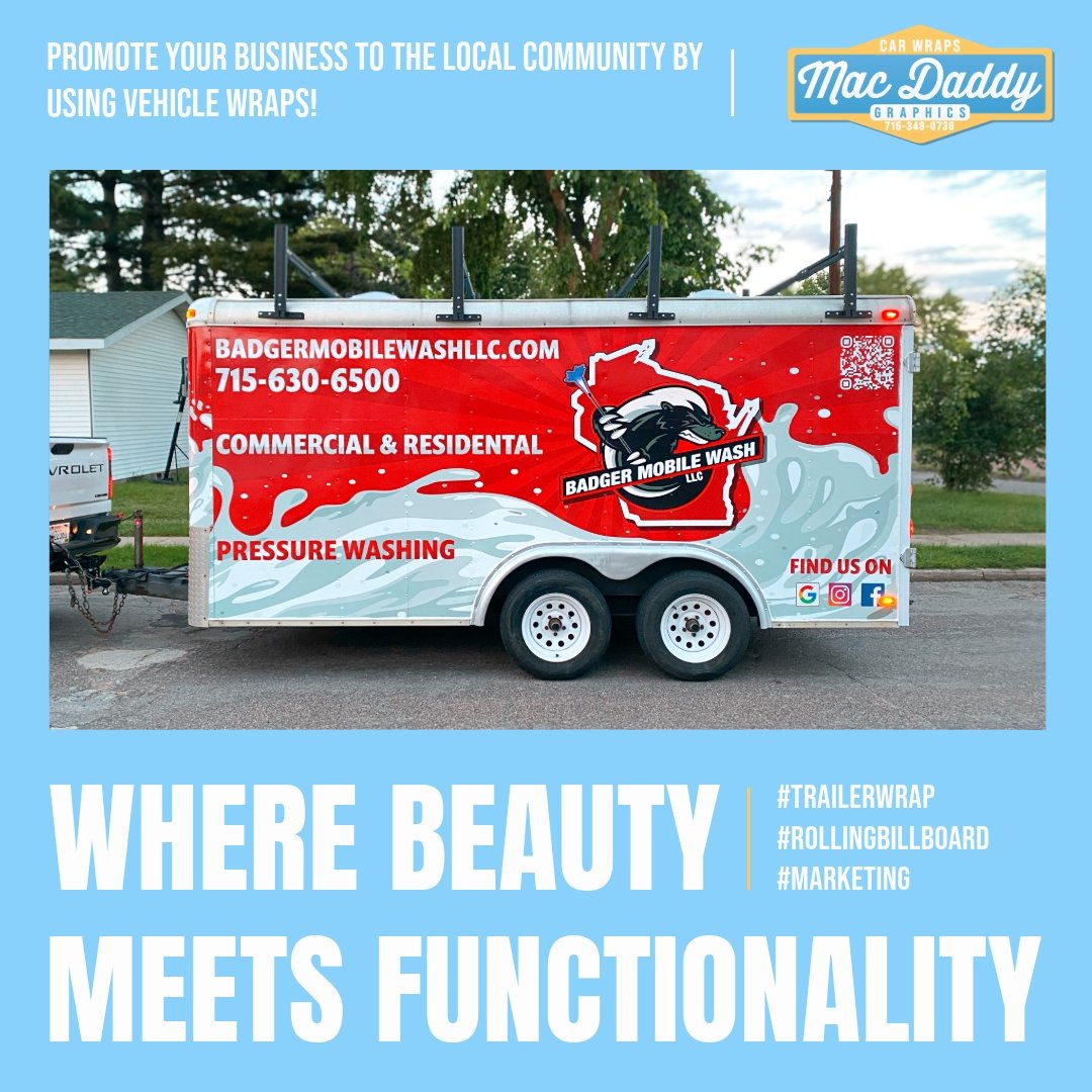 Trailer wraps are beautiful and bring you more business.