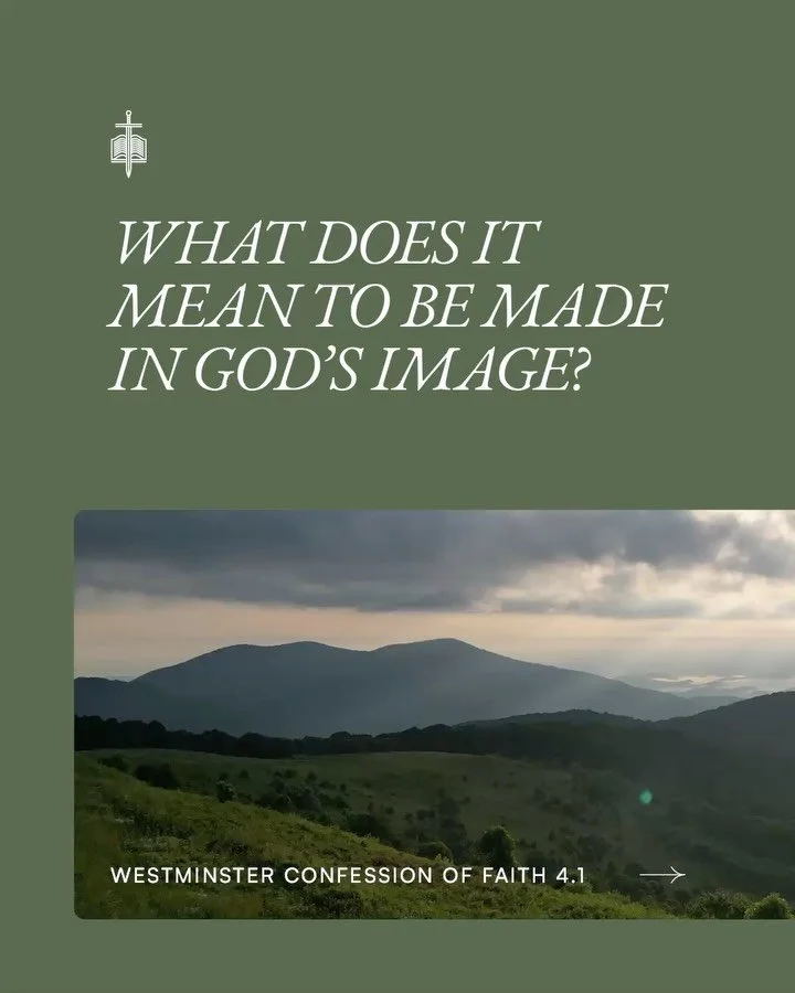 God made humankind in His image&mdash;meaning that we are not made to live for ourselves, but for Him.