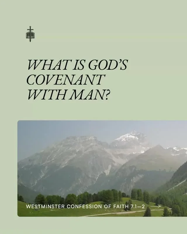 Jesus came to fulfil all righteousness: to keep the covenantal law that Adam had failed to obey.⠀
⠀
Go deeper into the Westminster Confession of Faith with Dr. Chad Van Dixhoorn and Dr. Ian Hamilton. Find out more through the link in our bio.