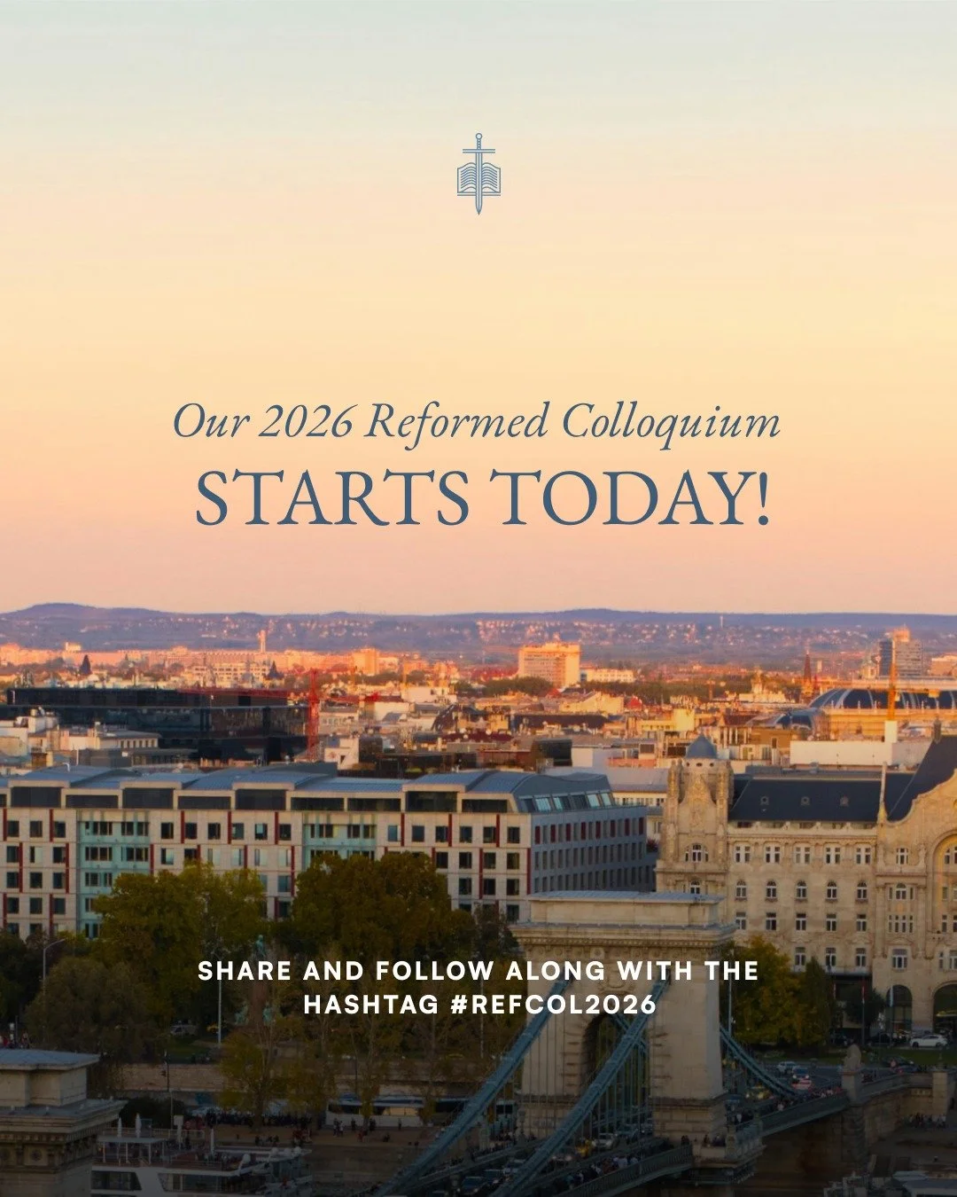 Today, we are gathering with over 140 pastors, educators and students from across the world in Budapest for three days of teaching, prayer, and fellowship around the theme, 'The Beauty of Christ'.

Please pray that the Lord would bless our time toget