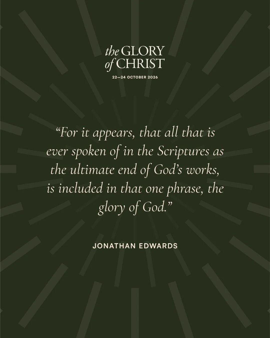 The whole testimony of the Scriptures reveals to us the glory of Christ.⠀
⠀
Gather with us in Oxford from 22&ndash;24 October, as Kevin DeYoung, Christopher Ash, Jonty Rhodes and others open God's Word to show us Christ's glory. ⠀
⠀
Get 20% off your 