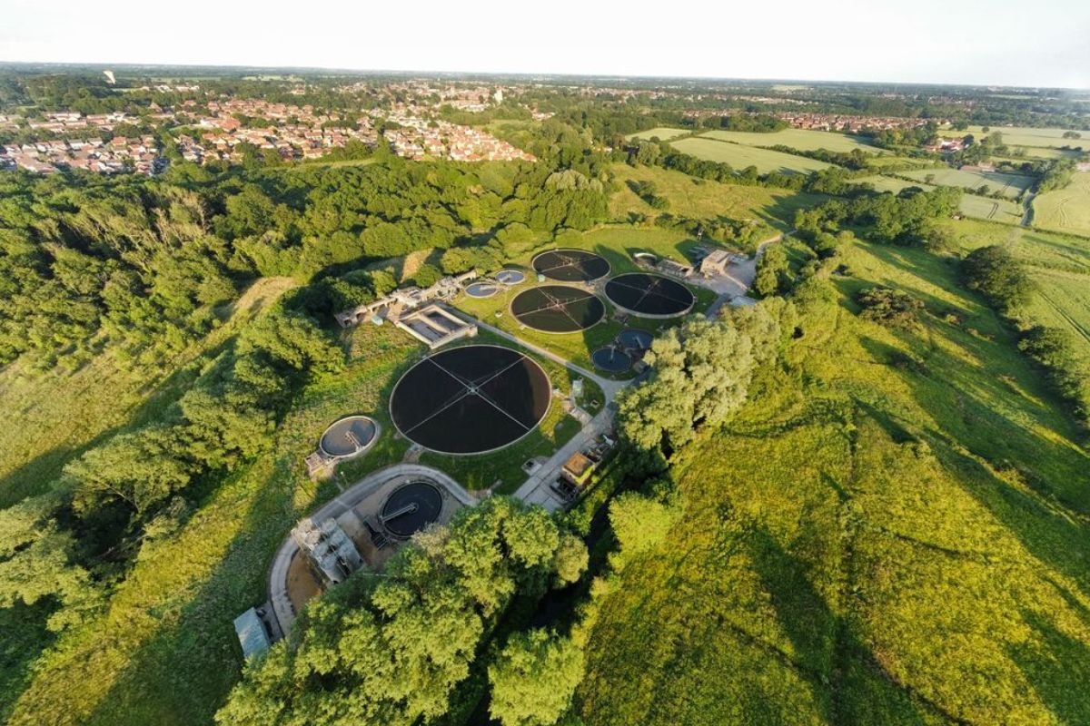 A water treatment centre in Norfolk.