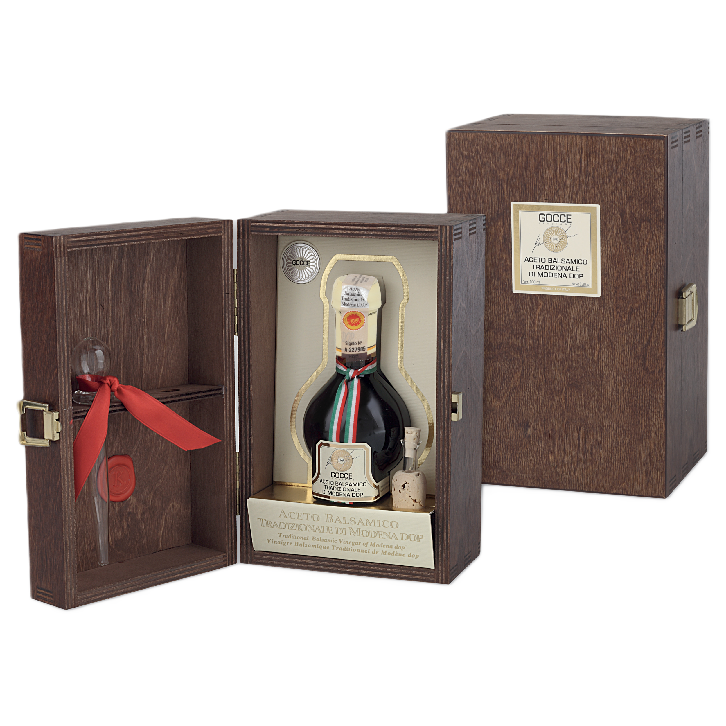 Traditional Balsamic Vinegar of Modena DOP, Affinato - 15 Year (100 ml, Wood Box)