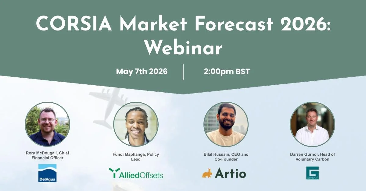 Artio and AlliedOffsets CORSIA Market Forecast 2026 (Webinar)