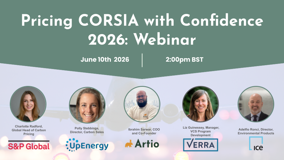 Pricing CORSIA with Confidence 2026 (Webinar)