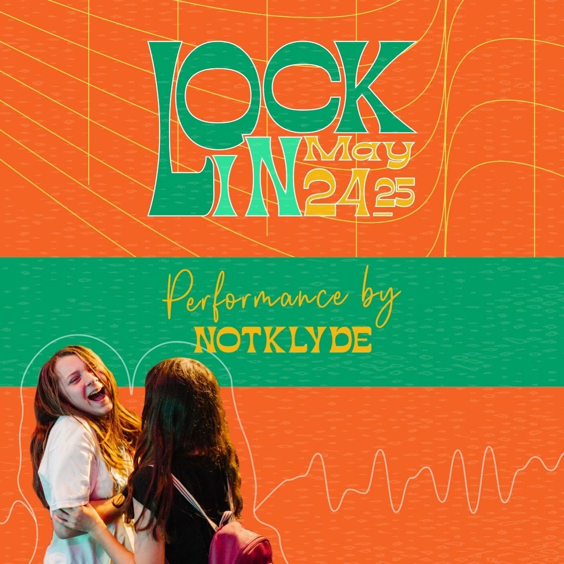 Are you in grades 6-9?!!!

If so you&rsquo;re not going to want to miss Lock-In 2024 happening May 24-25

12 whole hours of food, fun games, a message about Jesus and even a performance by Not Klyde!!!!
We&rsquo;re so excited to see you there! 

Regi