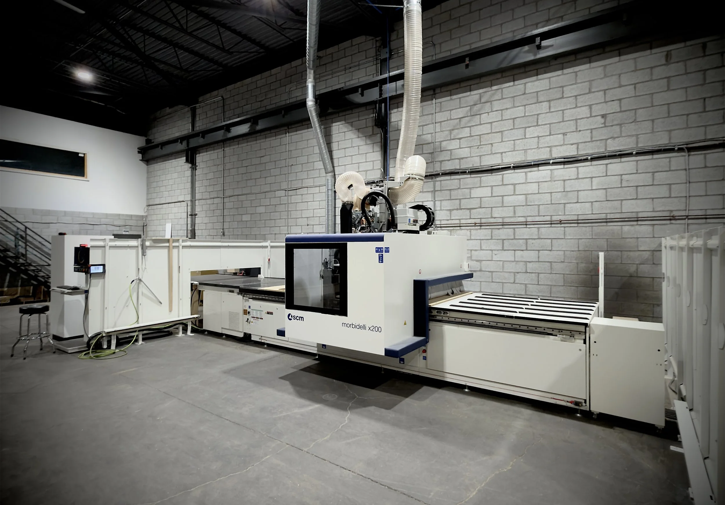 CNC Morbidelli X200 SCM Luxury Custom Wood Inc.