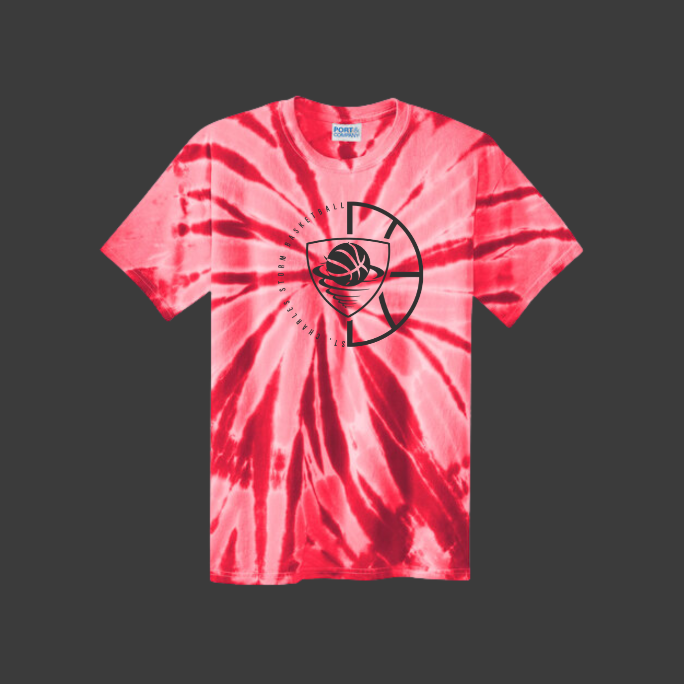 PC147_PC147Y - Tie Dye T-Shirt - Red.png