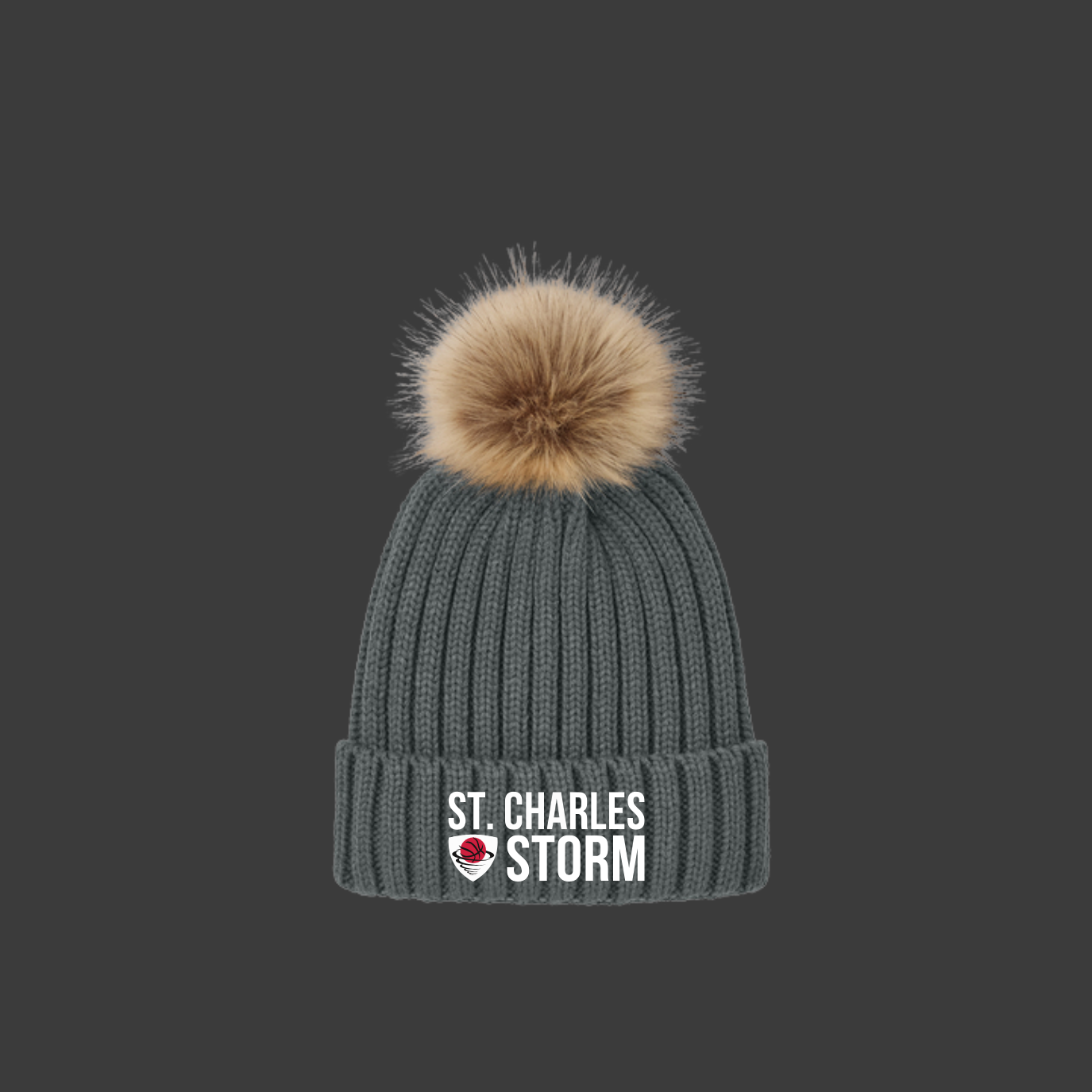 C990 Fur Pom Beanie - Grey.png