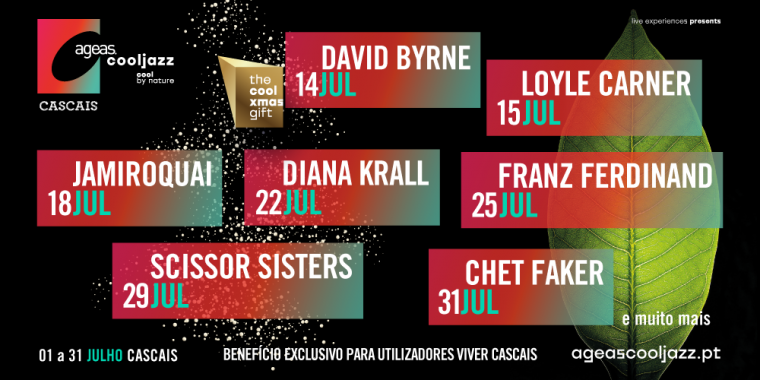 Ageas Cool Jazz 2026 – Cascais, 8 a 31 de julho