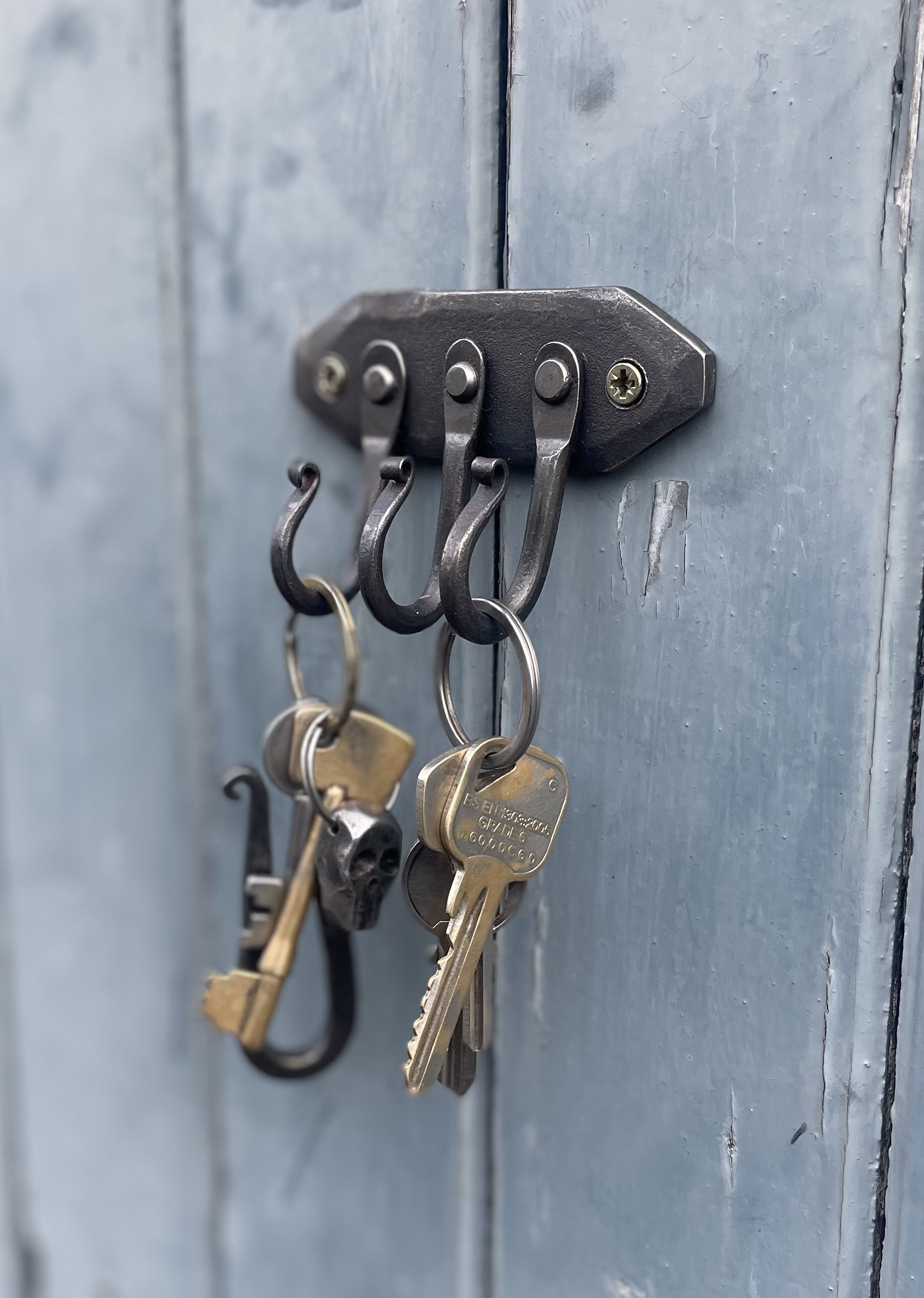 Hand Forged Key Hook Rack