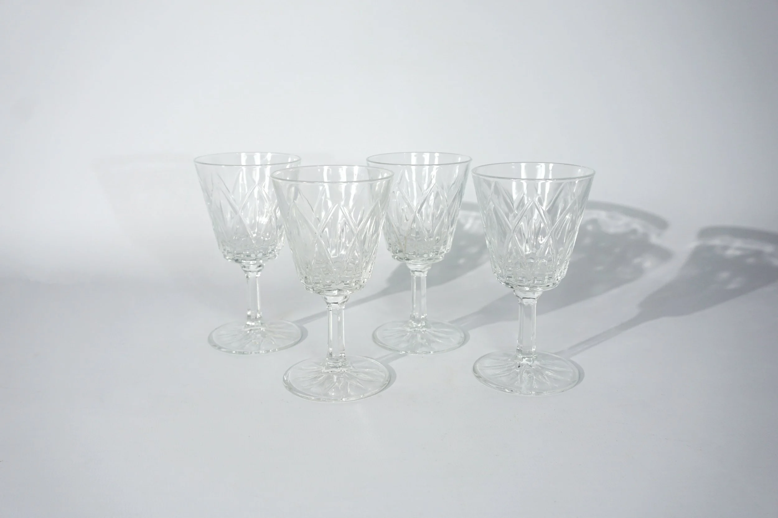 Set of 4, Sherry glasses. (H115mm)  #SG261GLW