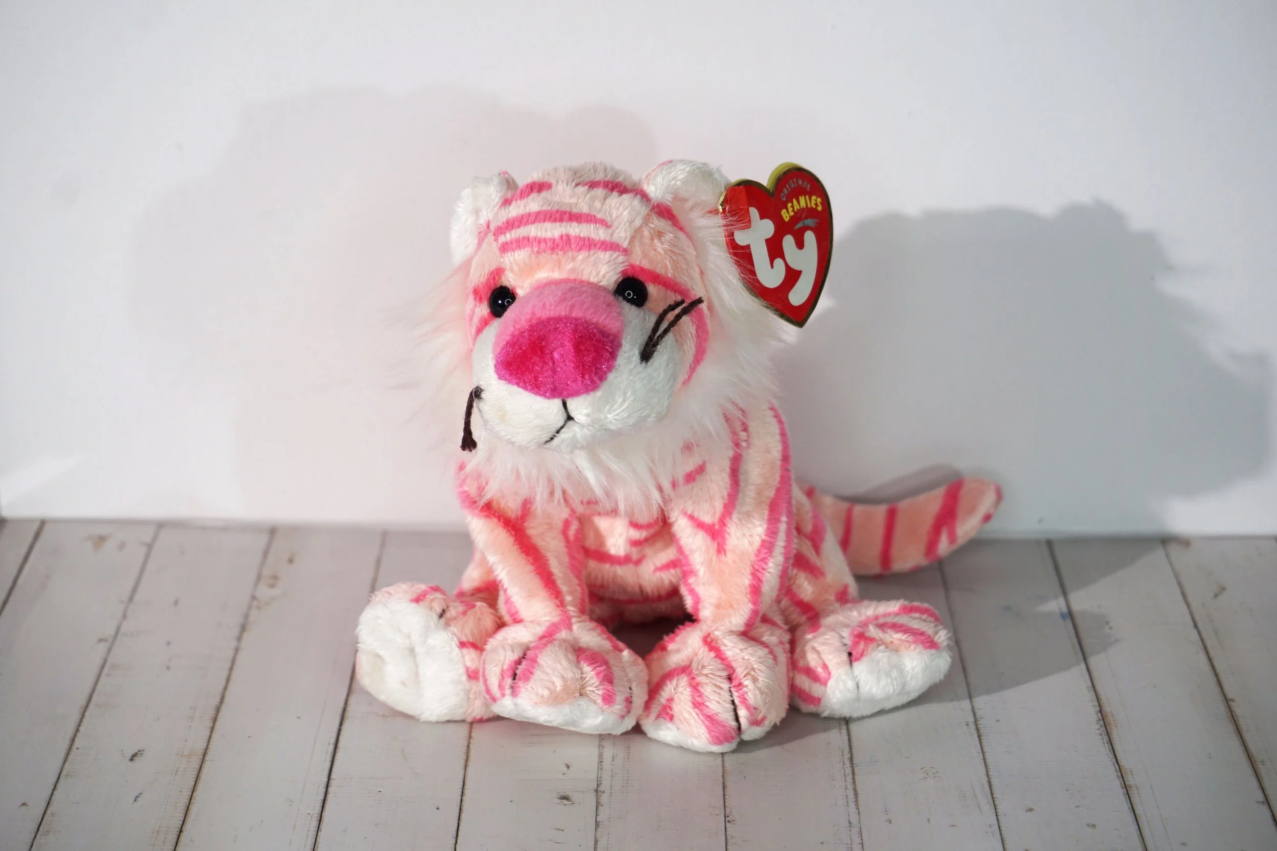 Pink Tiger TY Beanie Baby.  #BB2612CHD