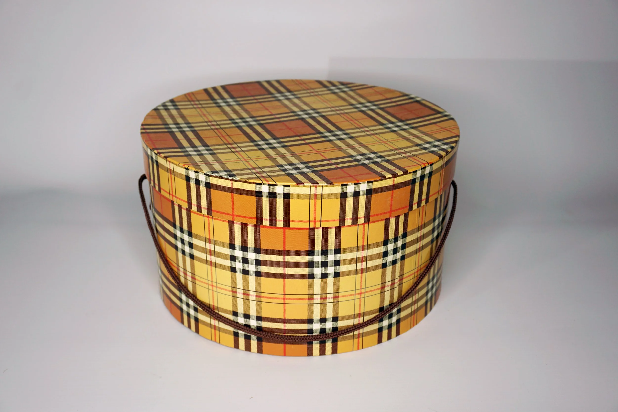 Tartan Vintage Hat Box.  #HB263MIS