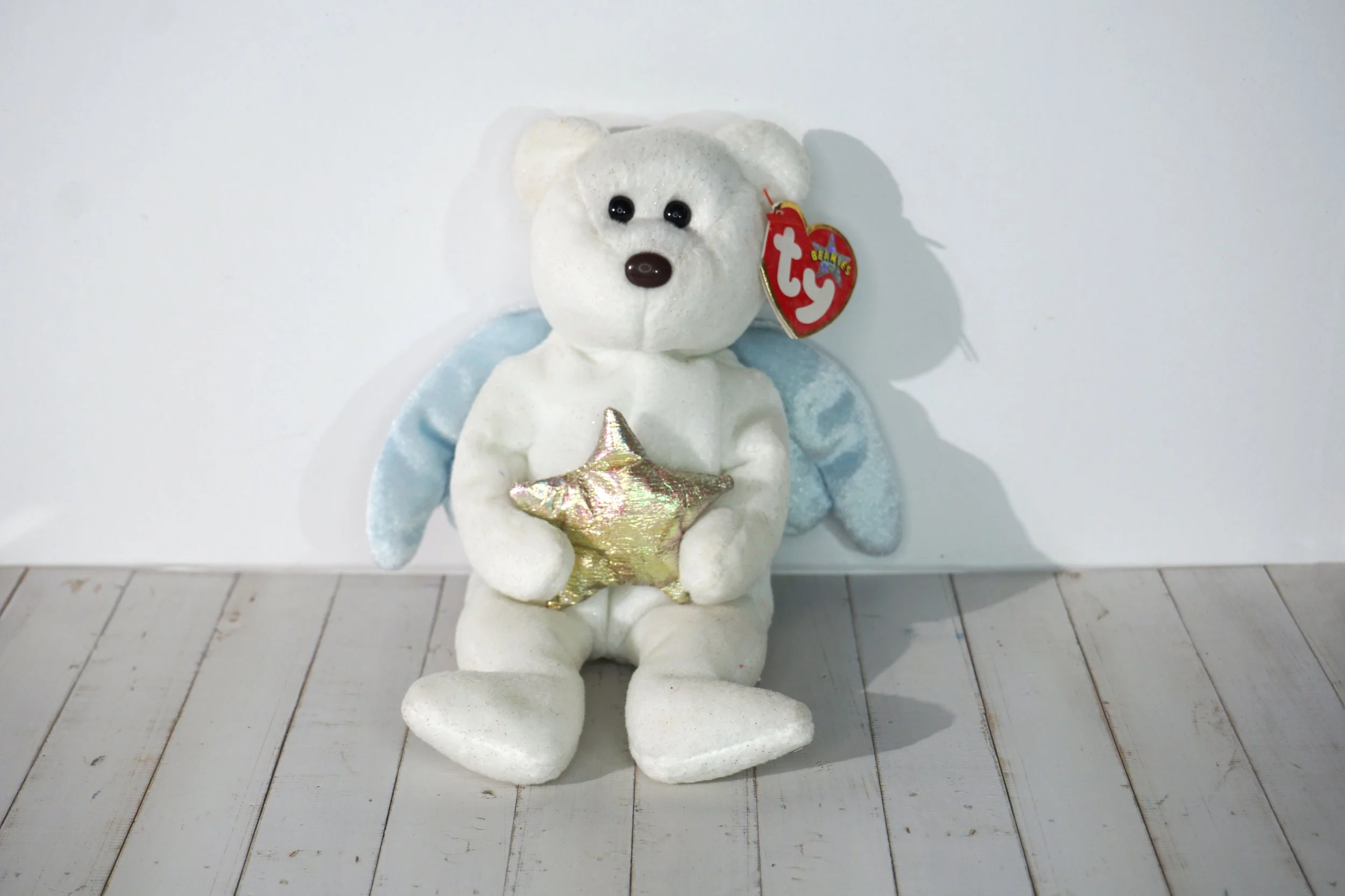 Star Angel Bear TY Beanie Baby.  #BB2611CHD