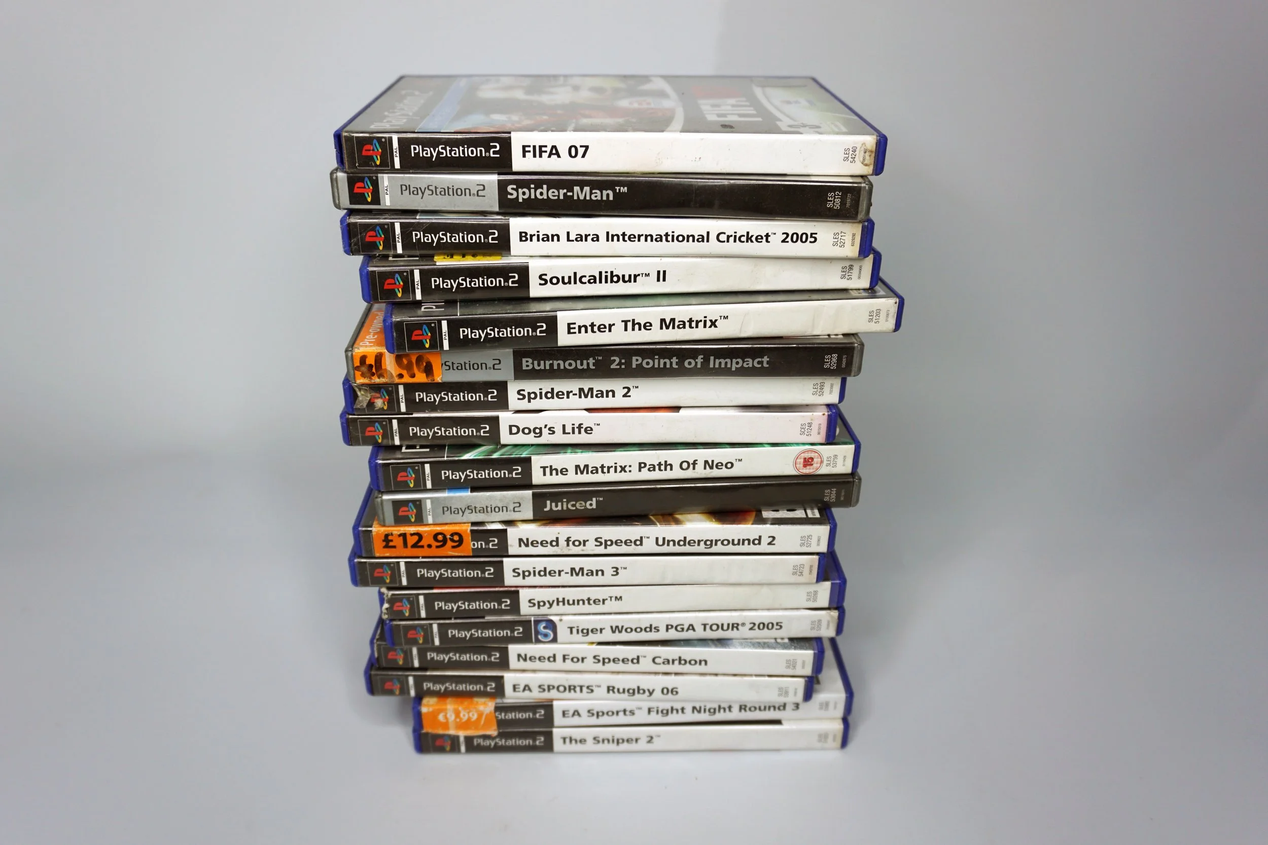 Collection of PlayStation2 Games. x18  #PG262CDT