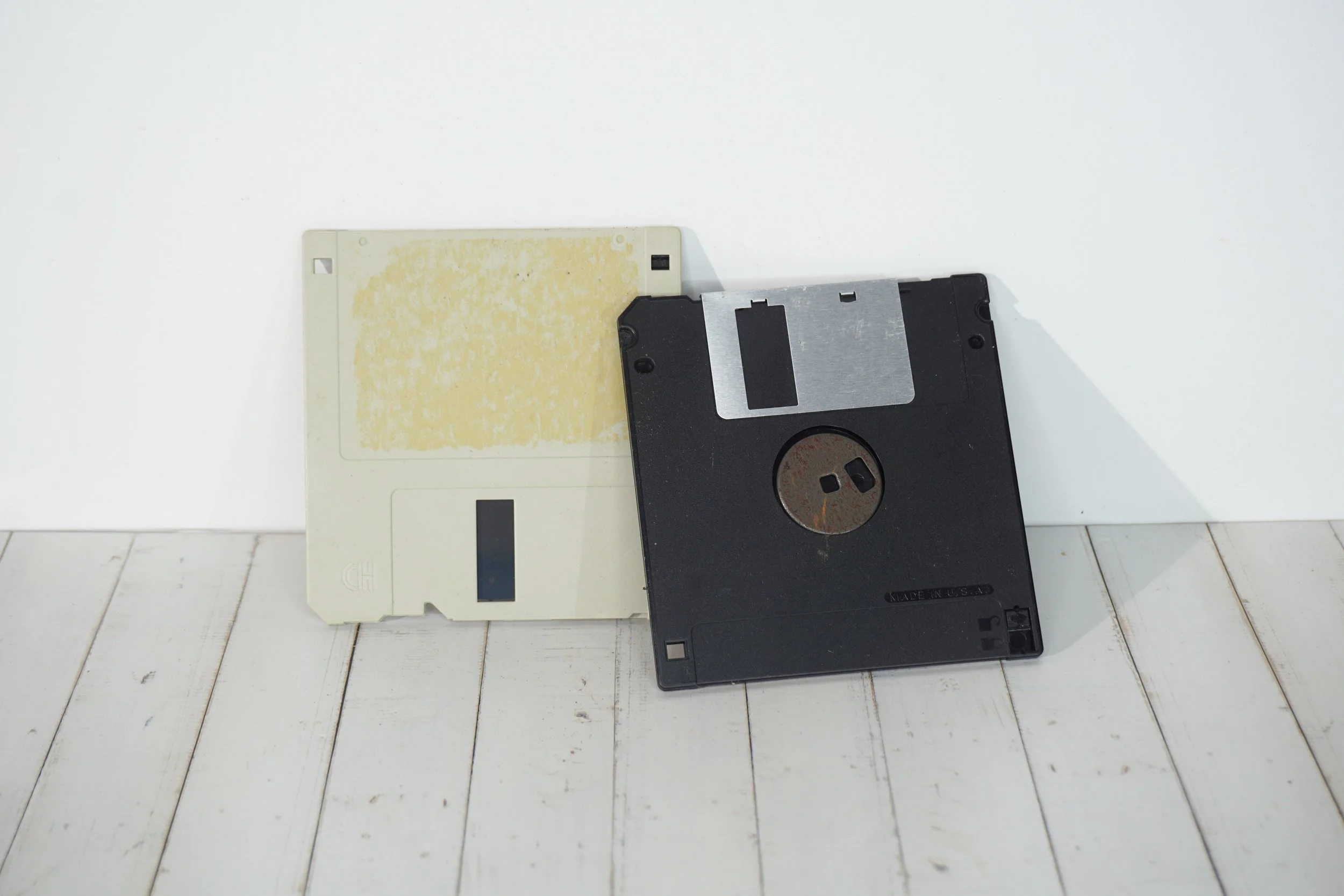 Floppy disks x2.  #FD2611CDT