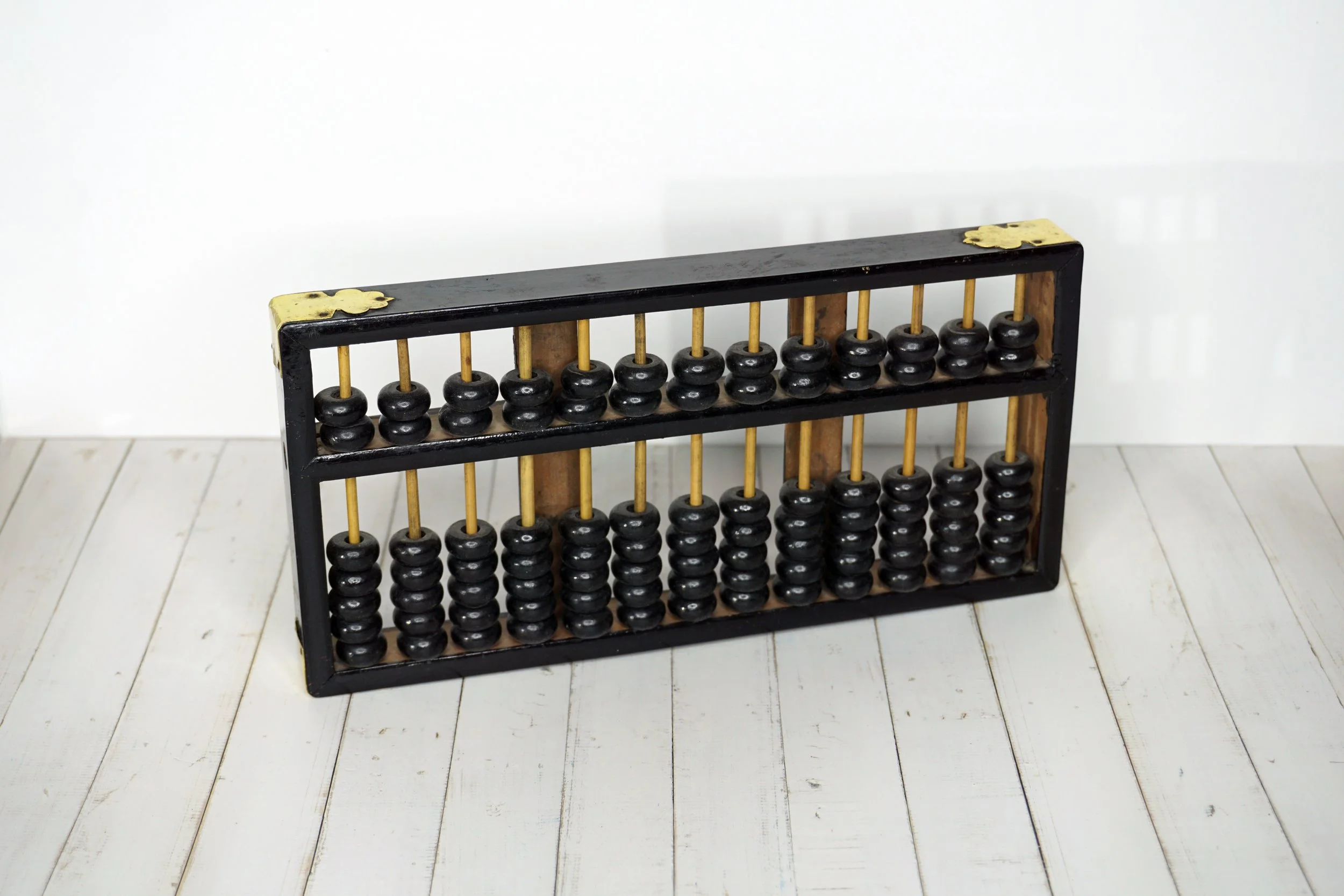 Black Wooden Abacus.  #BA266HMW