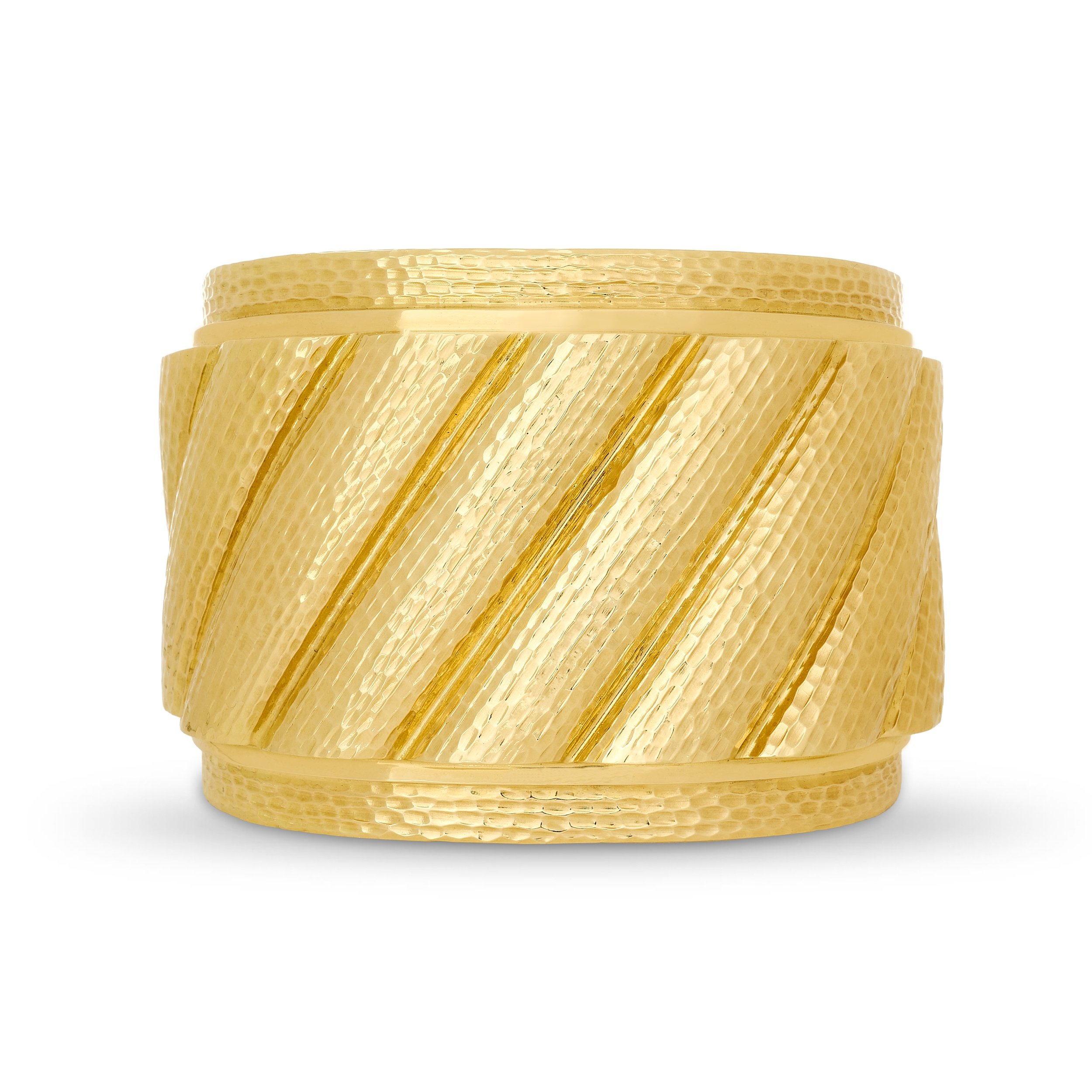 David Webb 18k yellow Wonder Woman cuff bracelet