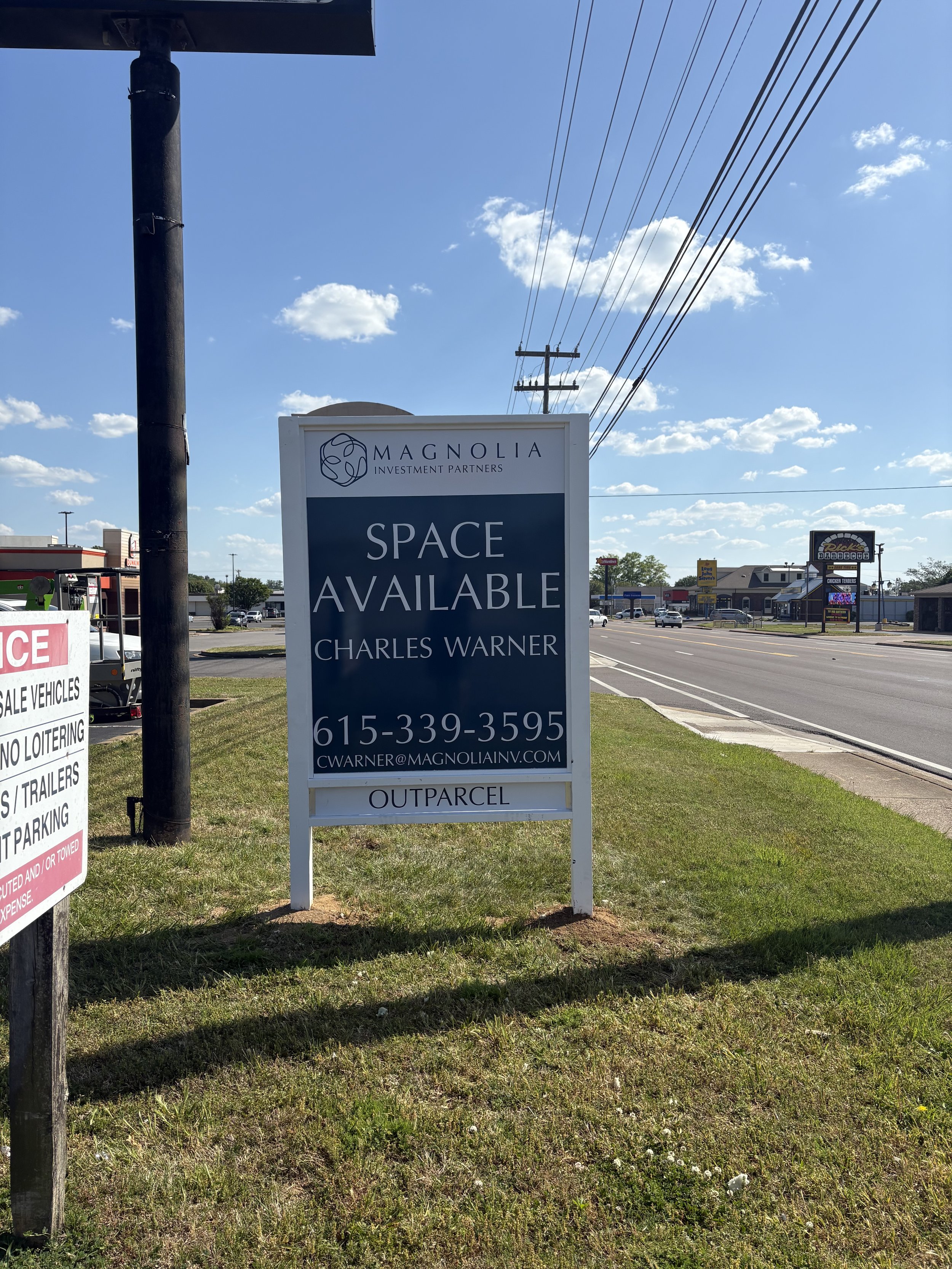 Post and Panel Sign