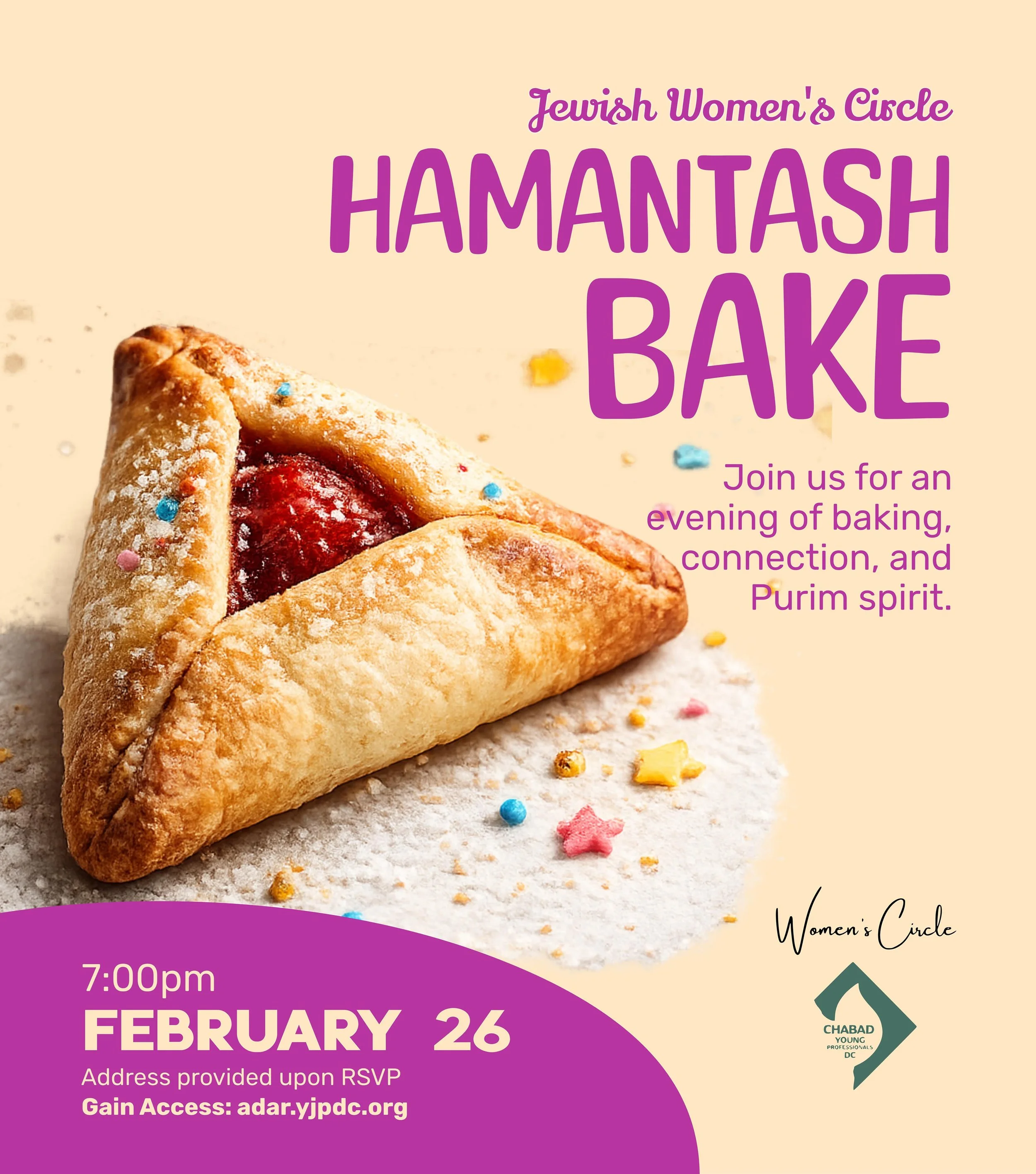 Women's Circle Hamantaschen Bake