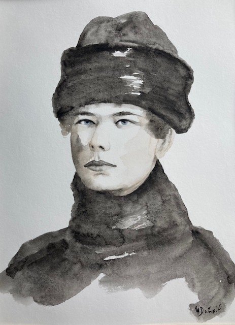 MARGUERITE YOURCENAR - 30 x 40 cm