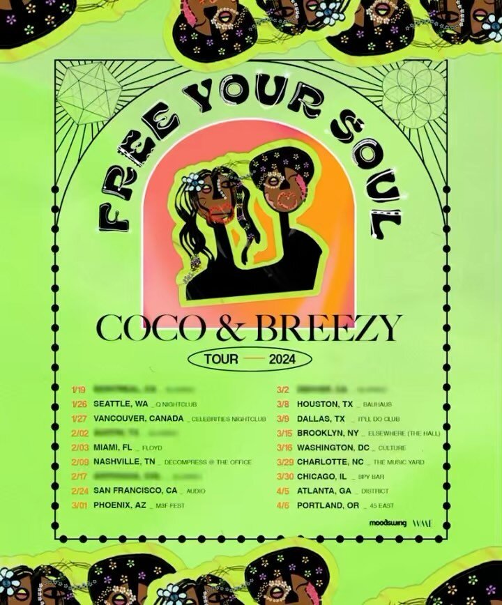 📣Announcing our first headline tour next year called &ldquo;FREE YOUR SOUL.&rdquo; The excitement is REAL! 🥹🥰 We&rsquo;ve working hard for this moment. 

Which city will u be dancing with us at? 👇🏿💃🏽✨

🎟️Tickets go on sale this Friday on Coco