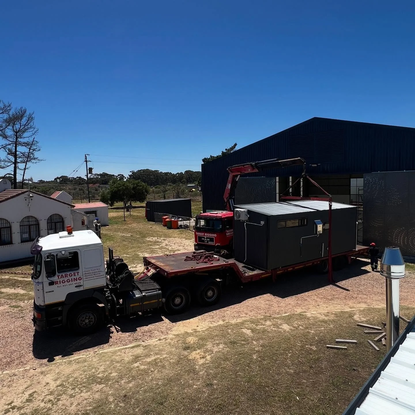 Always something new at Podhaus! Our beautiful salon pod making its way out of the factory. 
#pod #tinyhome #capetown #ecocabin #podhaus #tourism #ecotourism