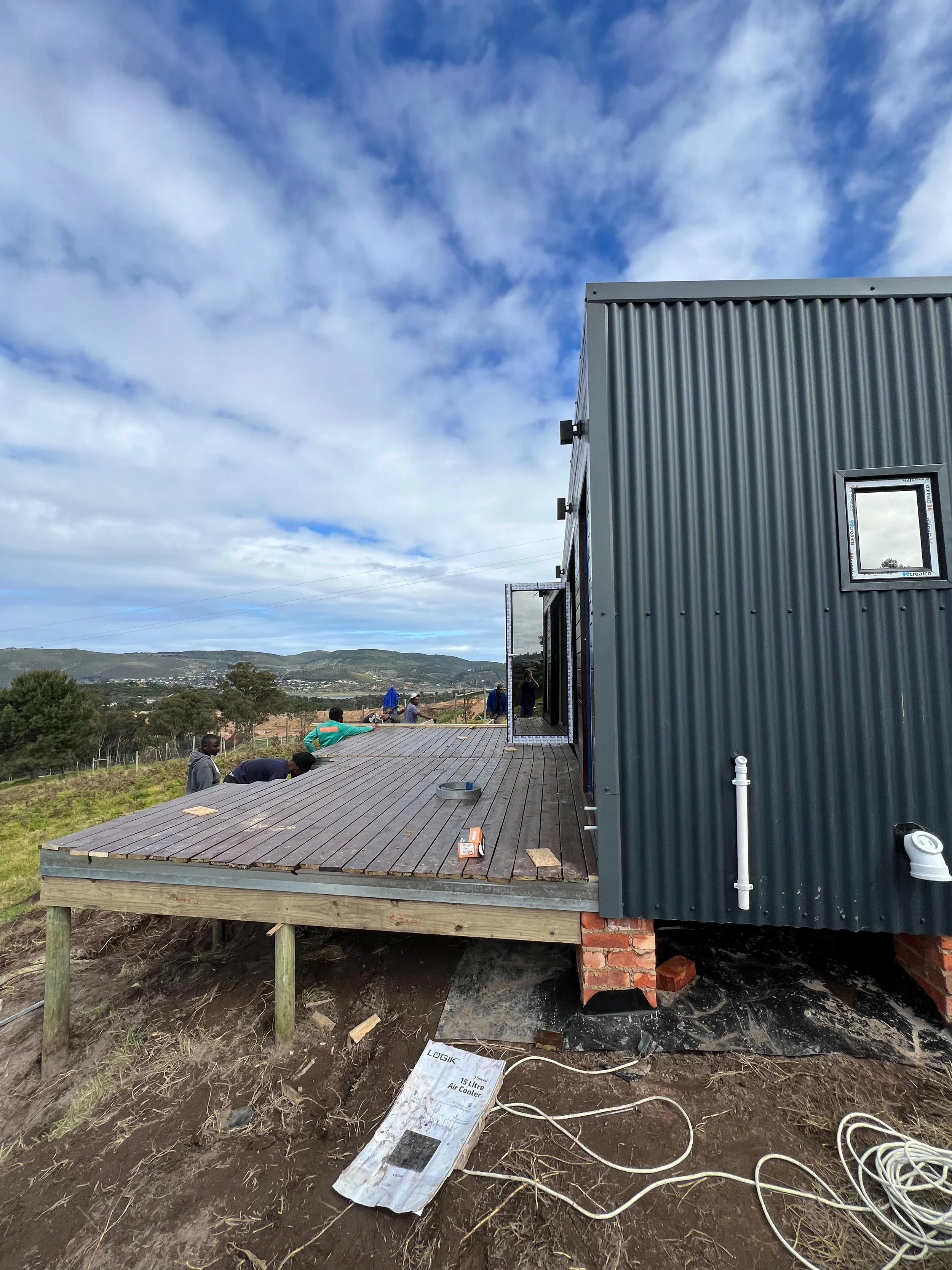 eco cabin home build ZA