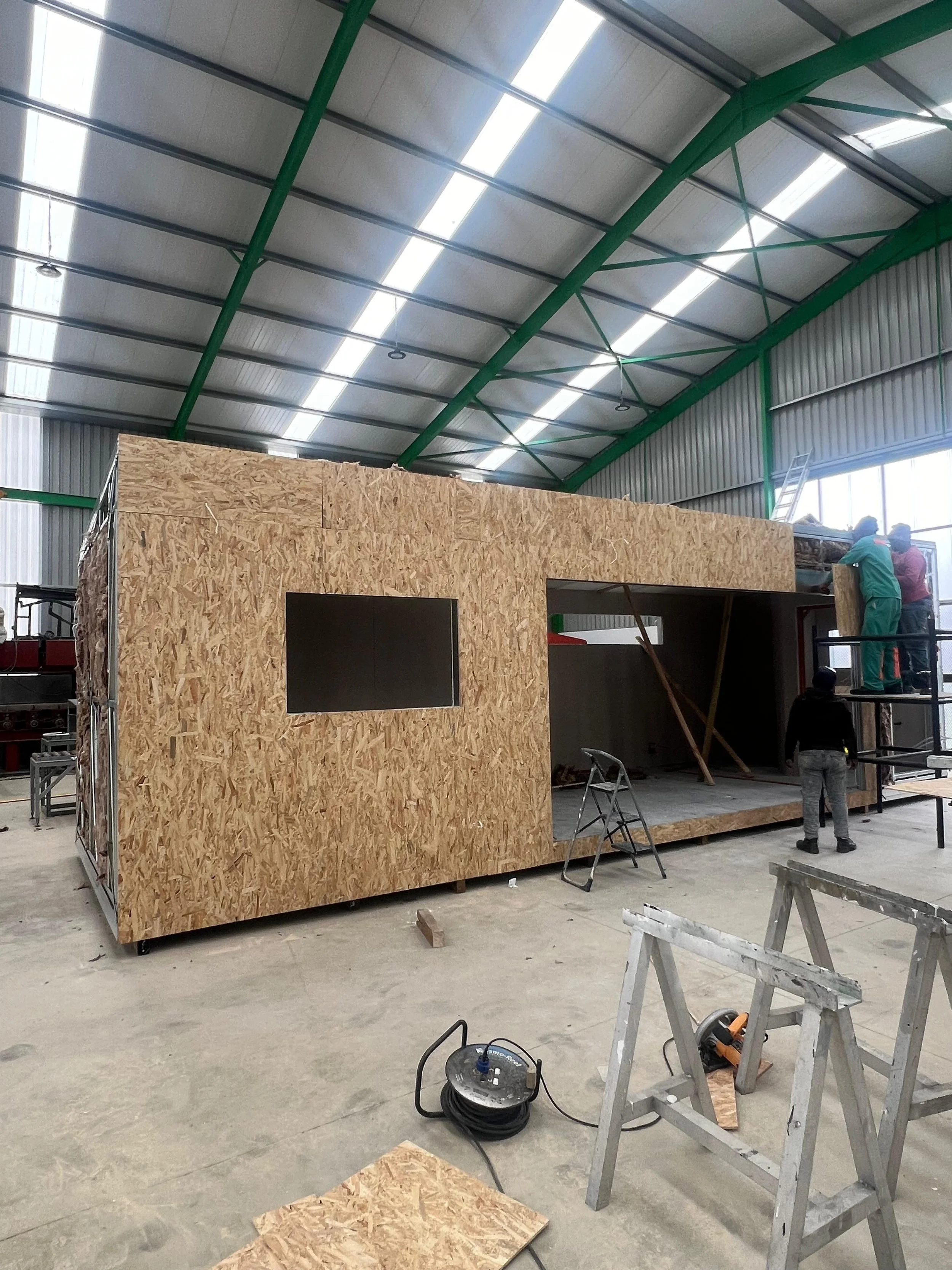 South Africa eco cabin build