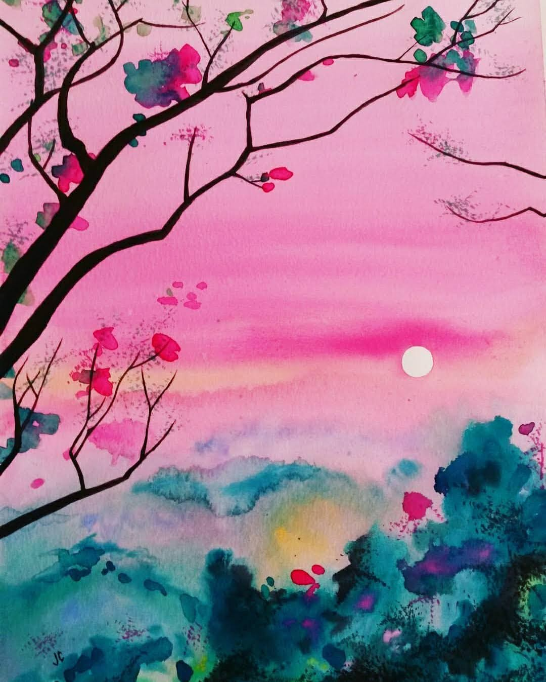 Pink Sky Landscape.png
