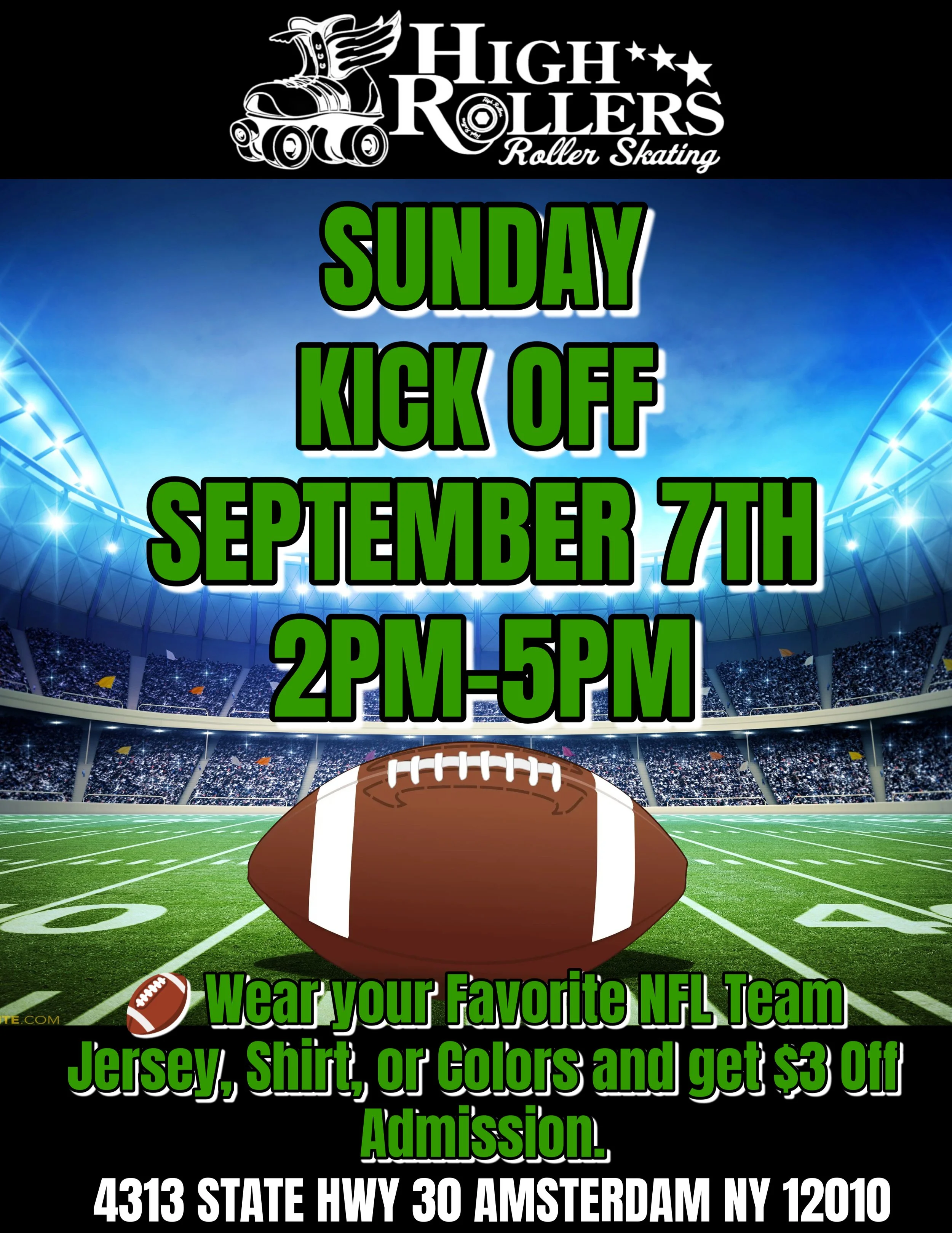 🏈 Football Kickoff Skate